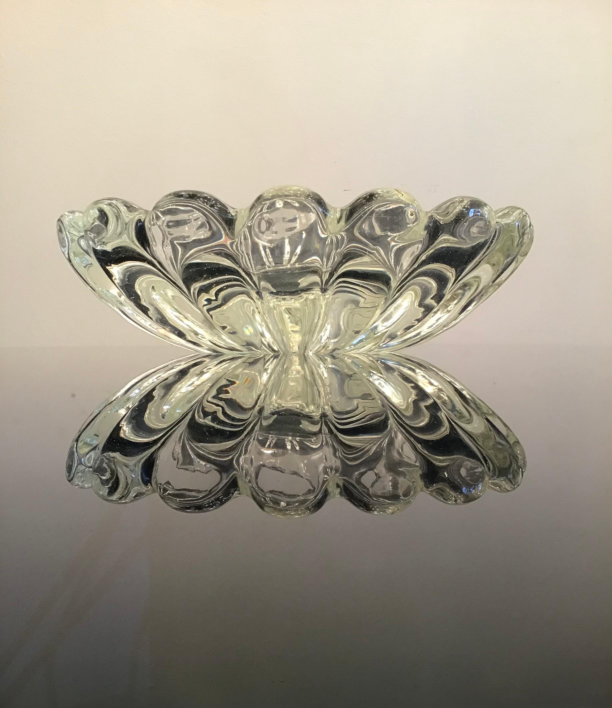 Seguso Centerpiece Murano Glass 1950, Italy 1