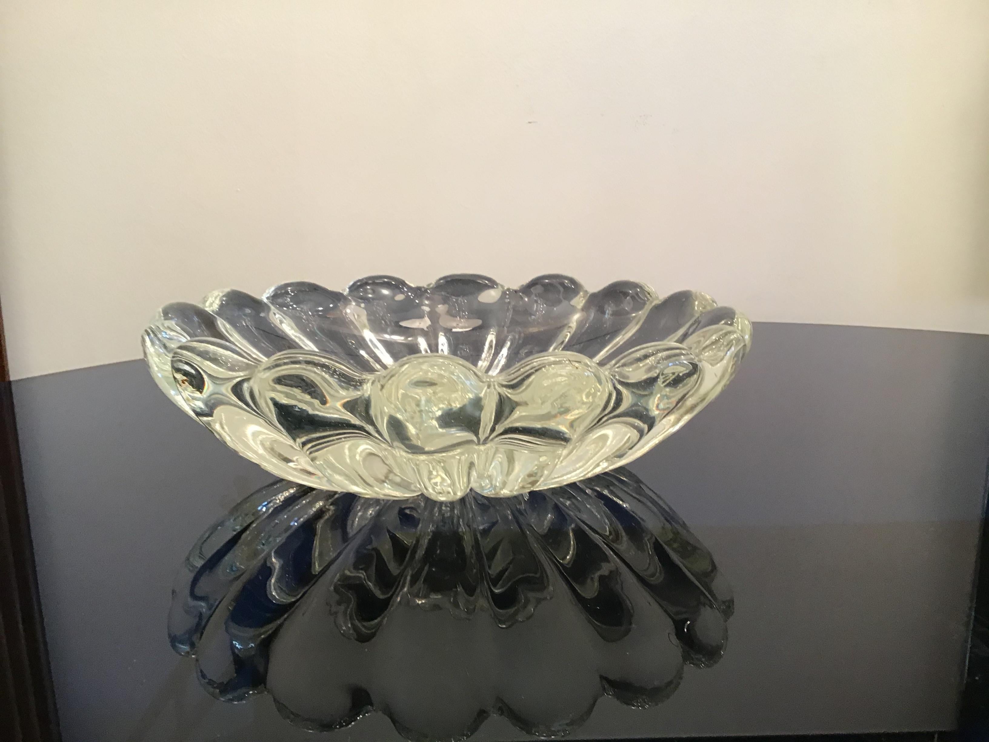 Seguso Centerpiece Murano Glass 1950, Italy 3