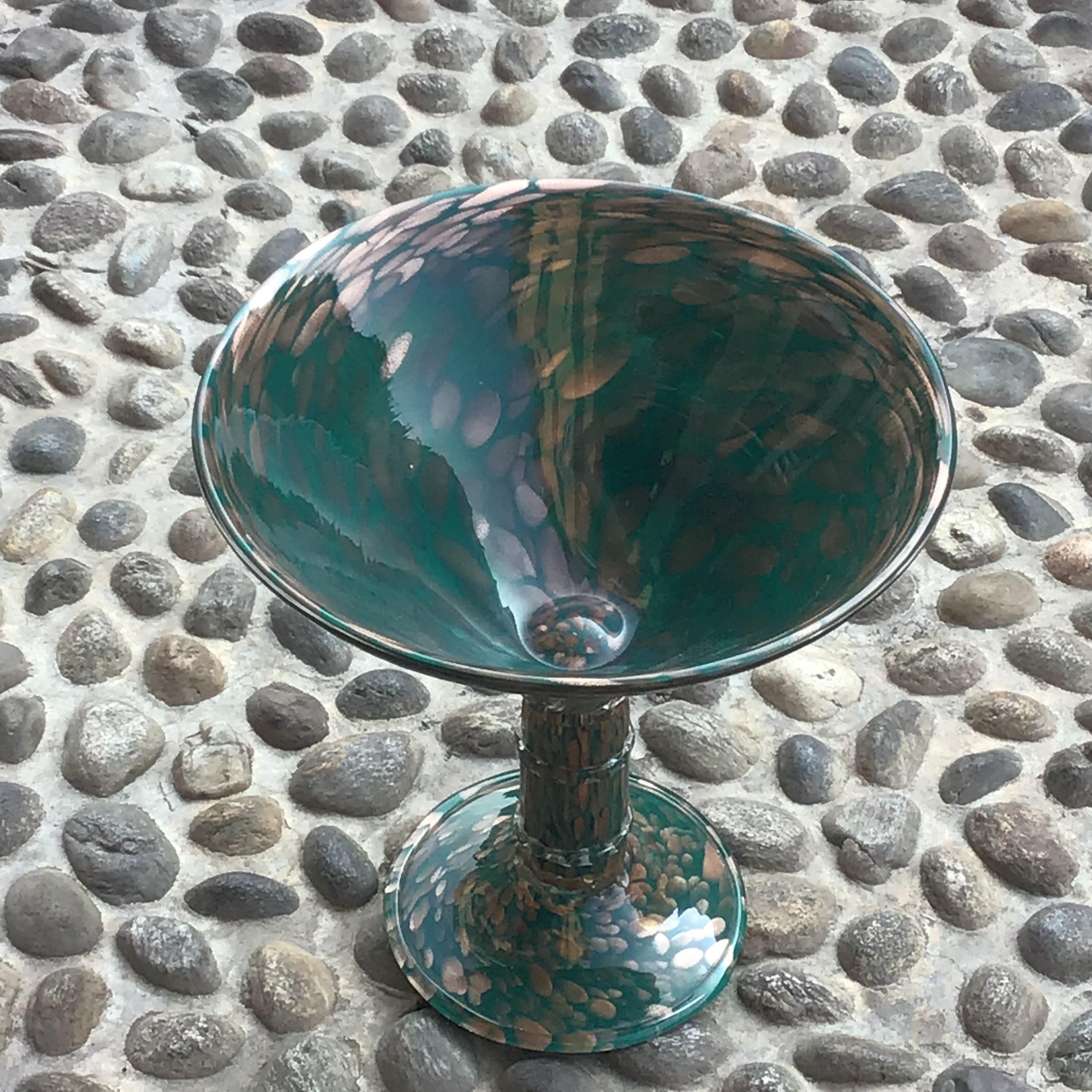 Mid-20th Century Seguso Centerpiece Murano Glass Gold 1958 Italy  For Sale