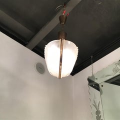 Seguso-Kronleuchter aus Messingglas, 1930, Italien