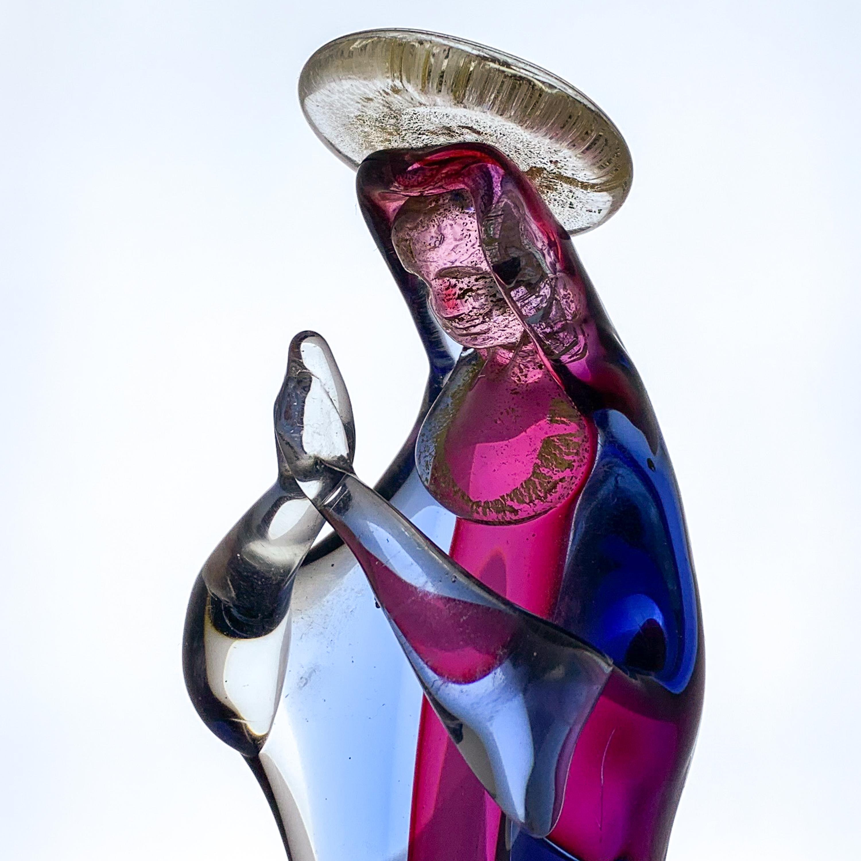 Seguso Dalla Venezia Murano:: mehrfarbiges Glas 