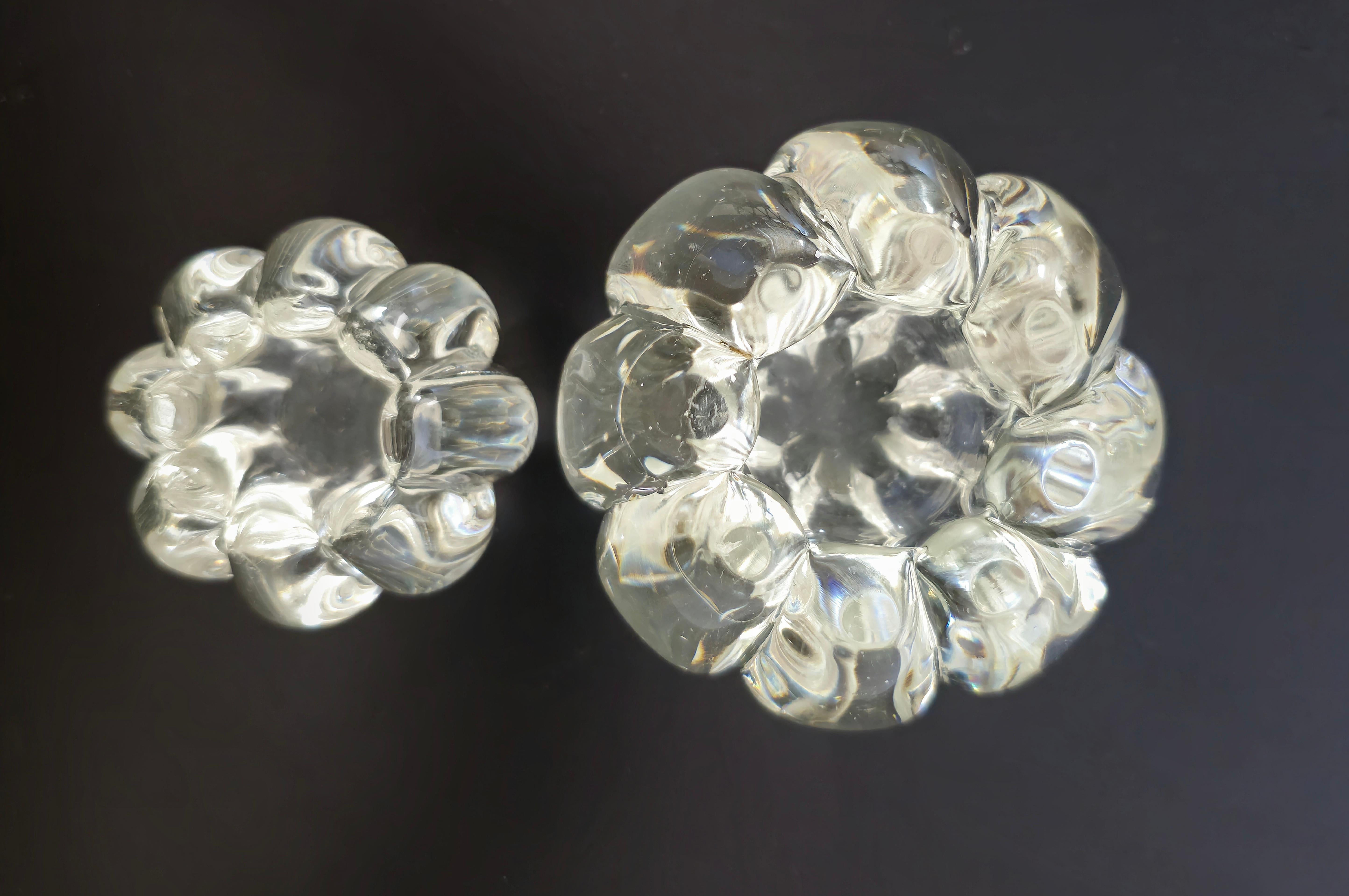 Seguso Decorative Objects Bowls Vase Murano Glass Midcentury 1960s Set of 2 For Sale 5