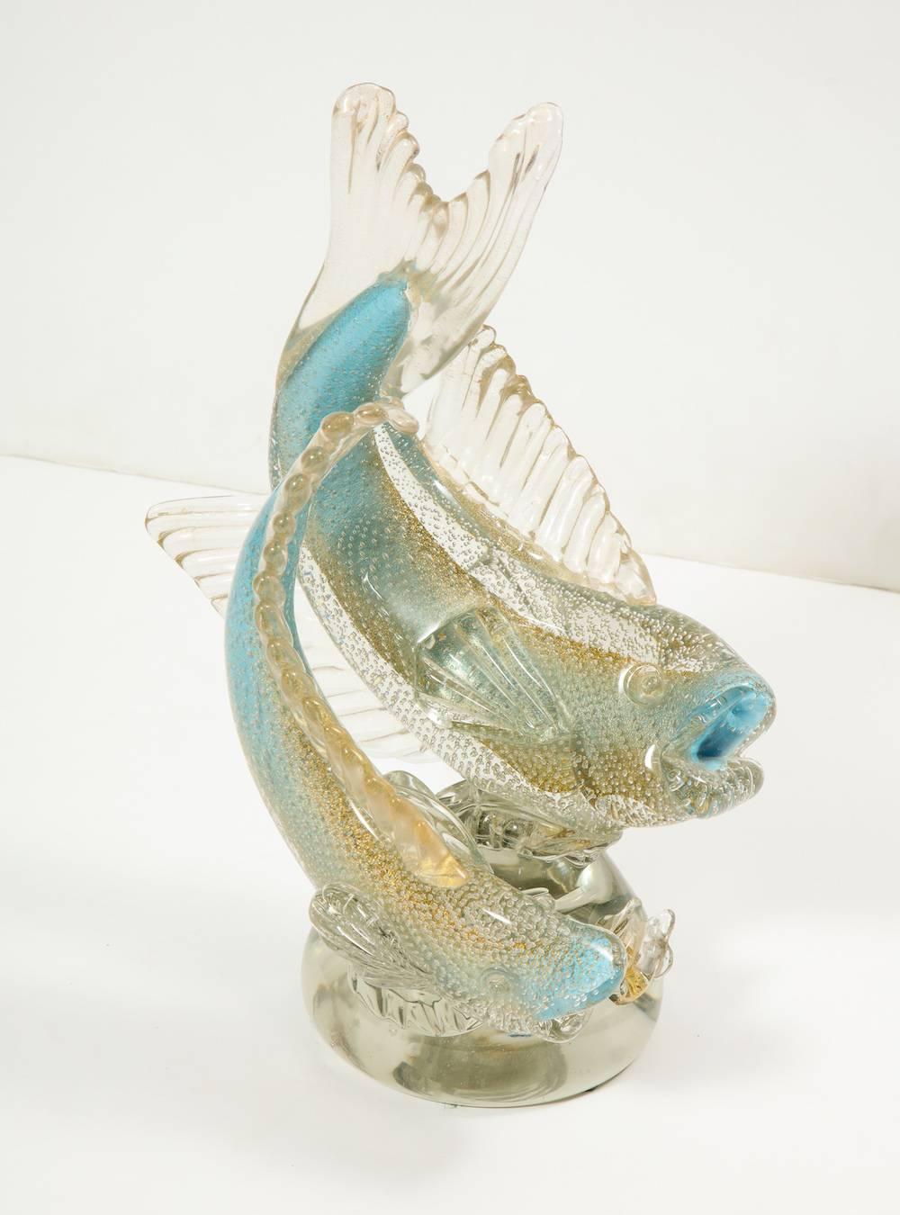 Italian Seguso Fish Sculpture