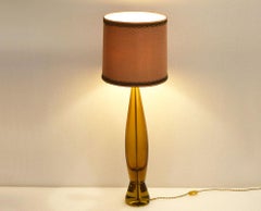 Seguso Flavio Poli large submerged glass lamp from Murano 1950s