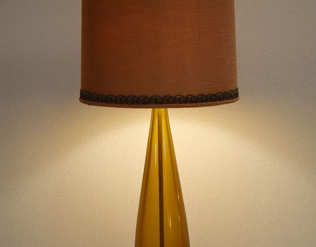 Murano Glass Seguso Flavio Poli large submerged glass lamp from Murano 1950s For Sale
