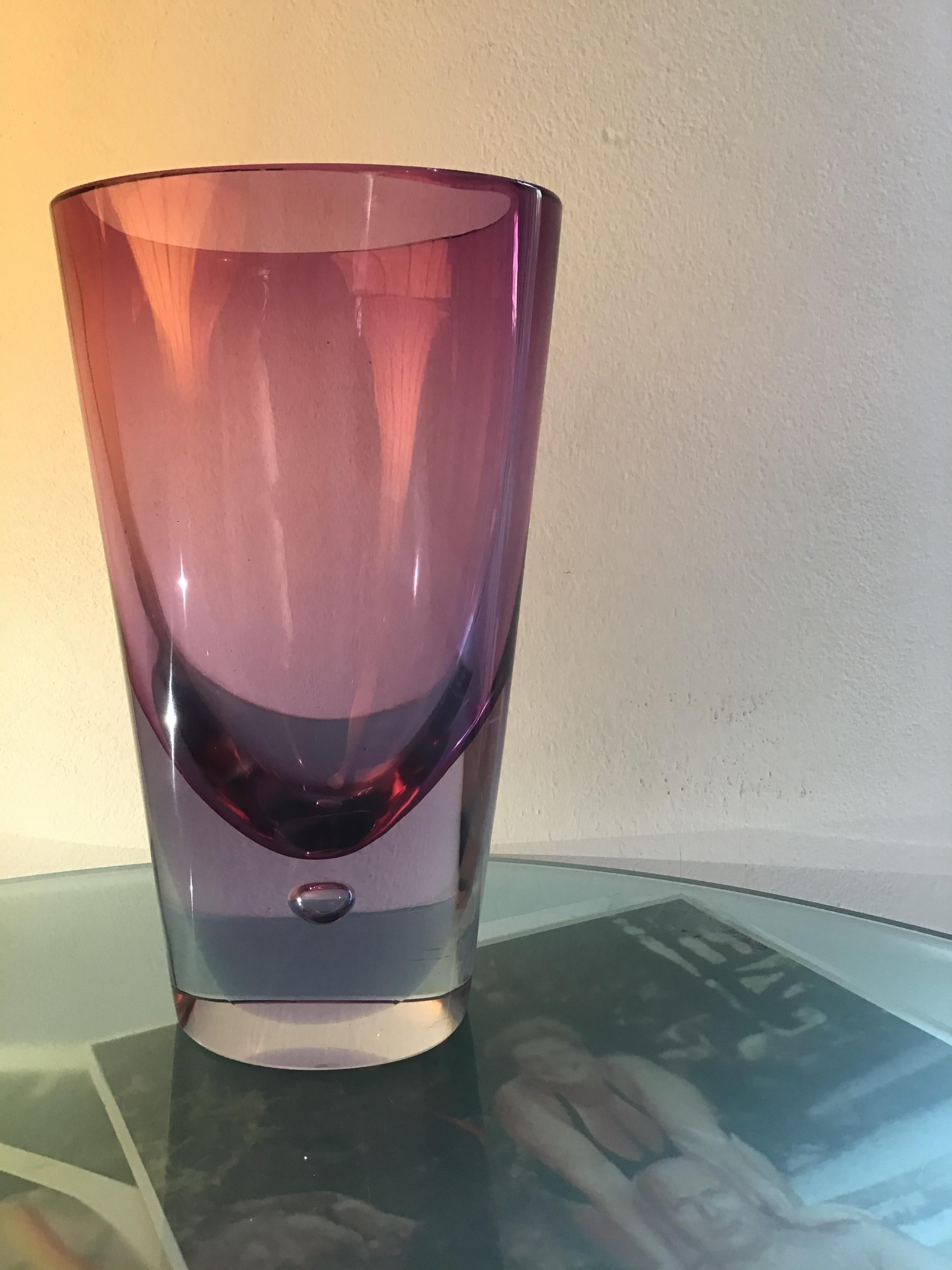 Seguso “Flavio Poli “Vase Glass, 1960, Italy For Sale 5