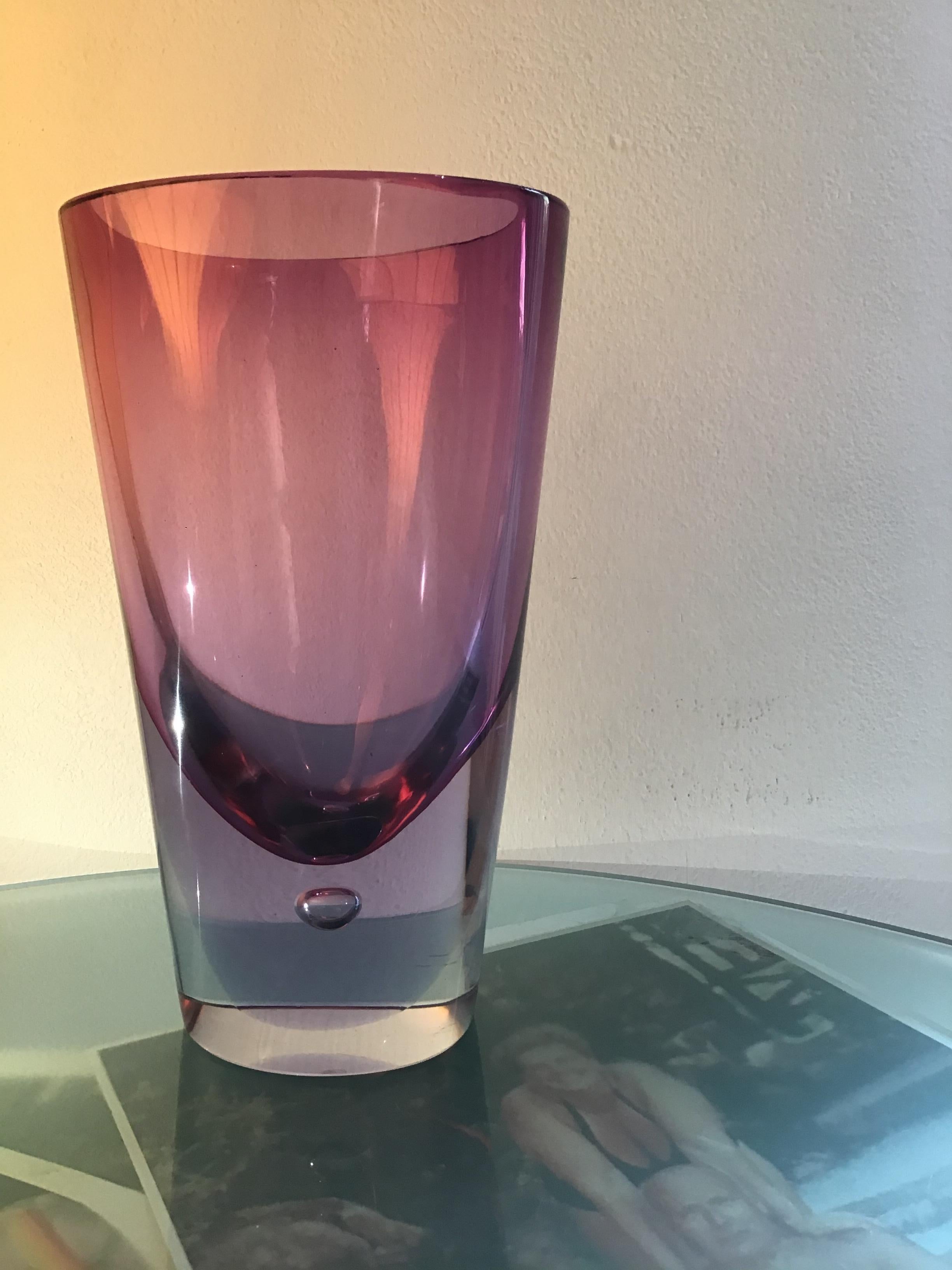 Seguso “Flavio Poli “Vase Glass, 1960, Italy For Sale 6