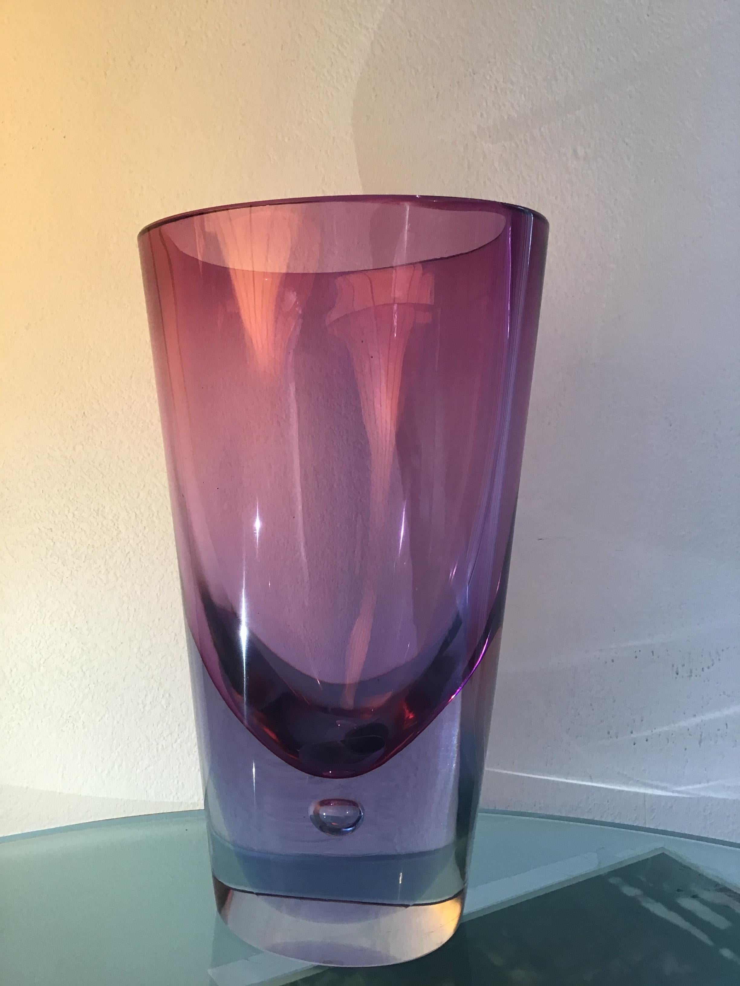 Seguso “Flavio Poli “Vase Glass, 1960, Italy For Sale 11