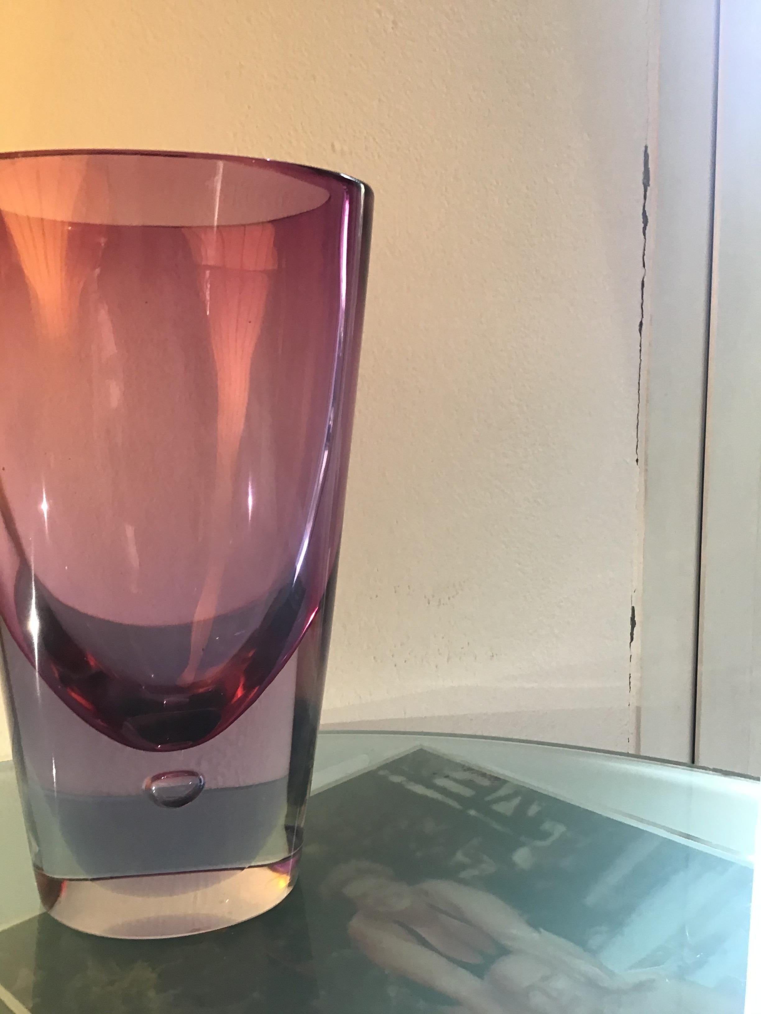 Seguso “Flavio Poli “Vase Glass, 1960, Italy For Sale 3