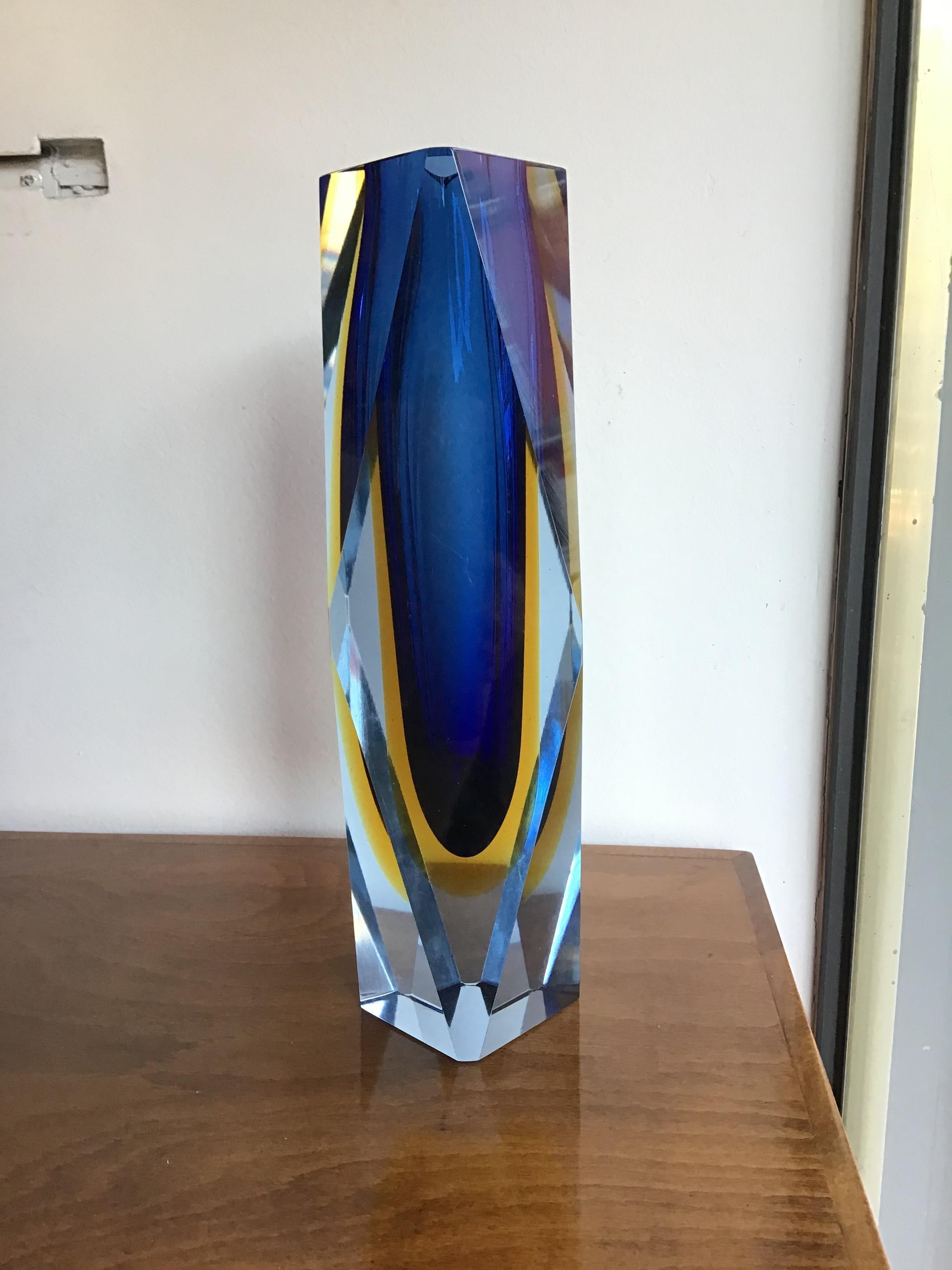 Other Seguso “Flavio Poli” Vase Murano Glass, 1950, Italy