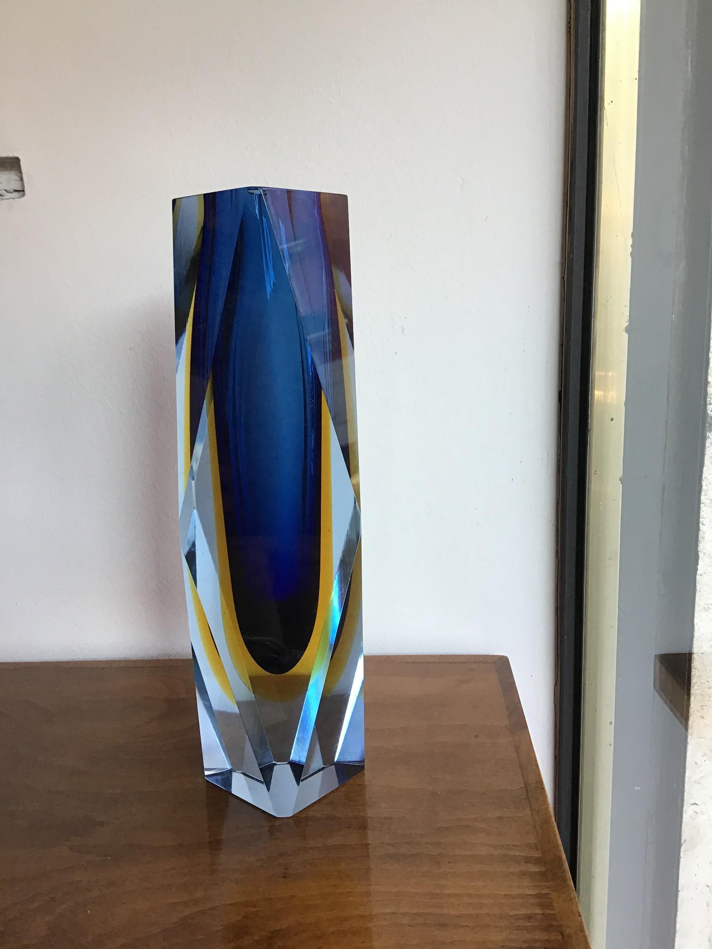 Seguso “Flavio Poli” Vase Murano Glass, 1950, Italy 1