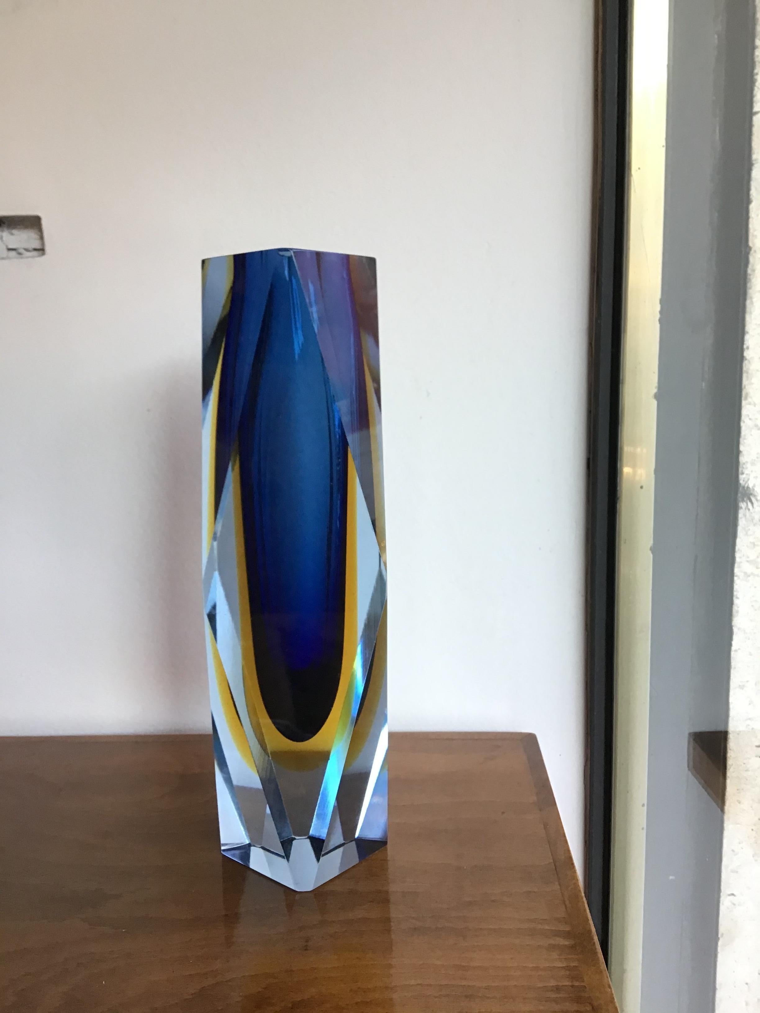 Seguso “Flavio Poli” Vase Murano Glass, 1950, Italy 2