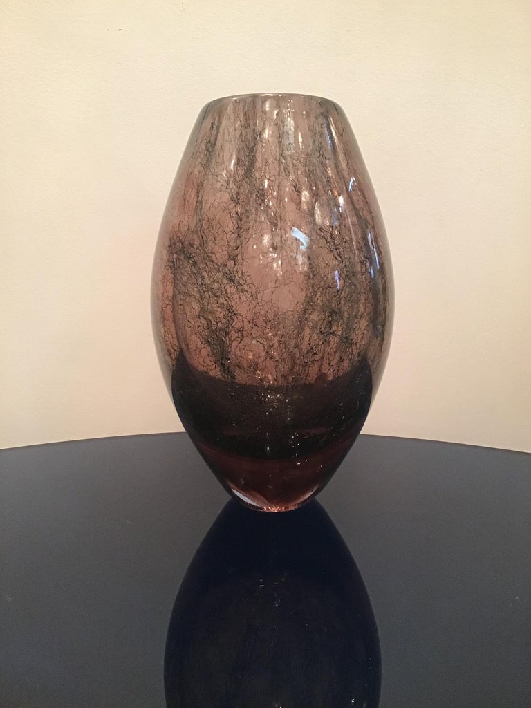 Seguso “ Flavio Poli” Vase Murano Glass 1955 Italy  For Sale 2