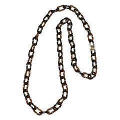 Vintage Seguso for Chanel Glass Link Chain