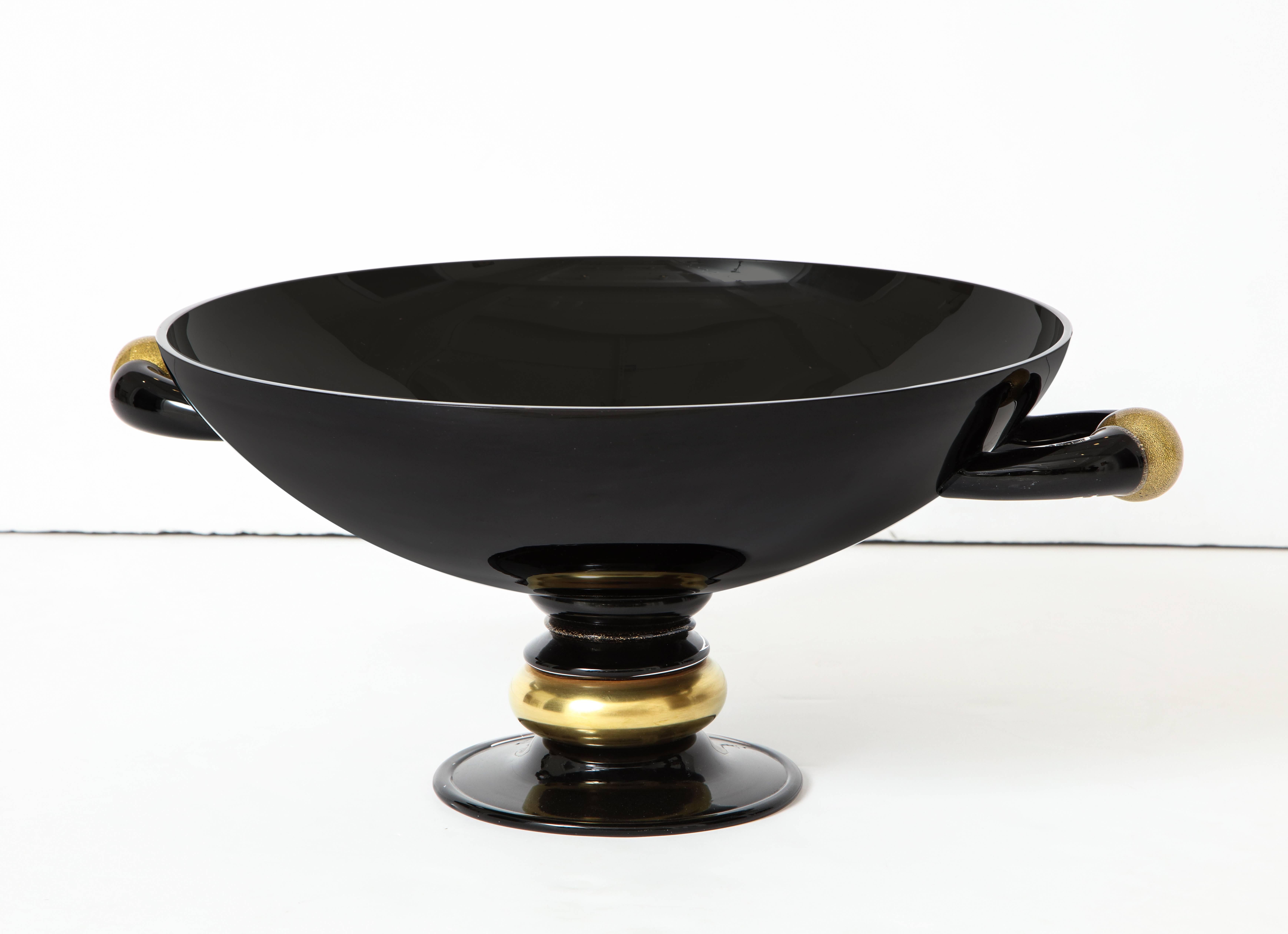 Modern Seguso Glass Centrepiece Bowl