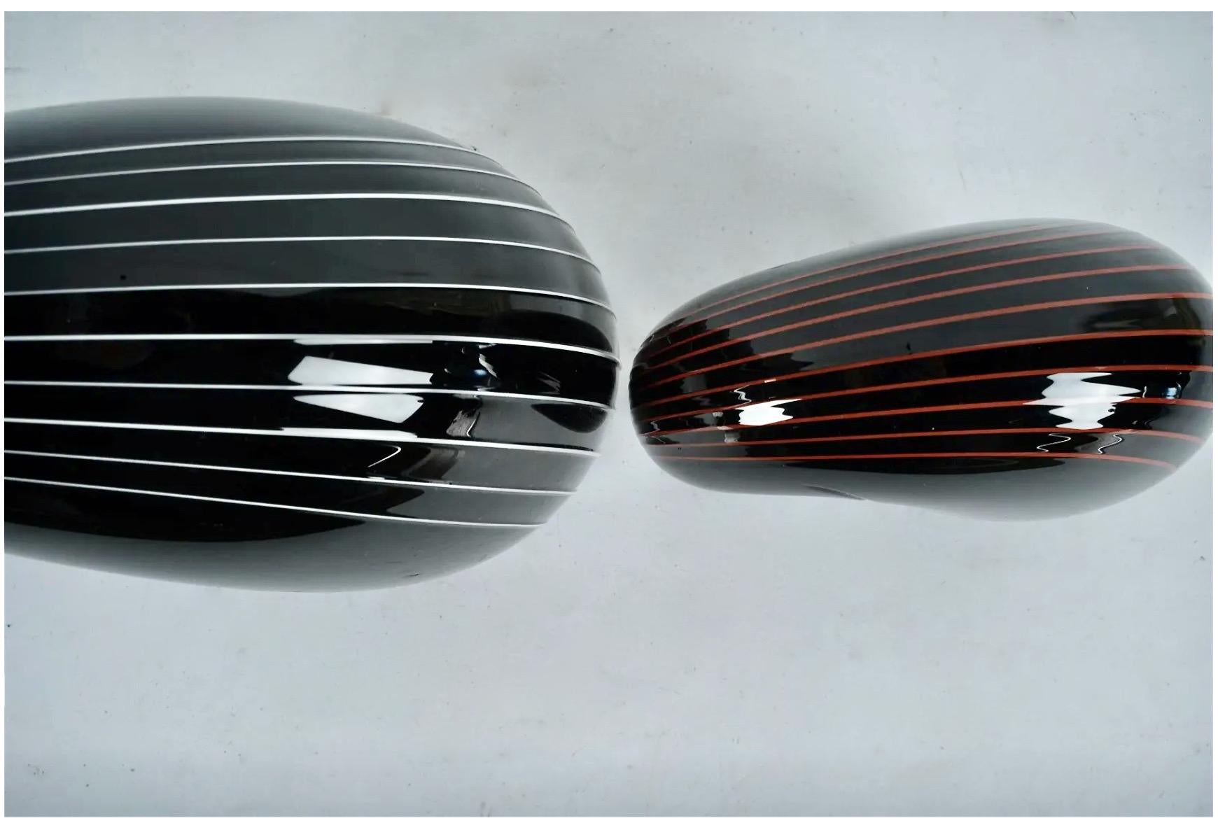 Mid-Century Modern Seguso Glass Elephants, Pair