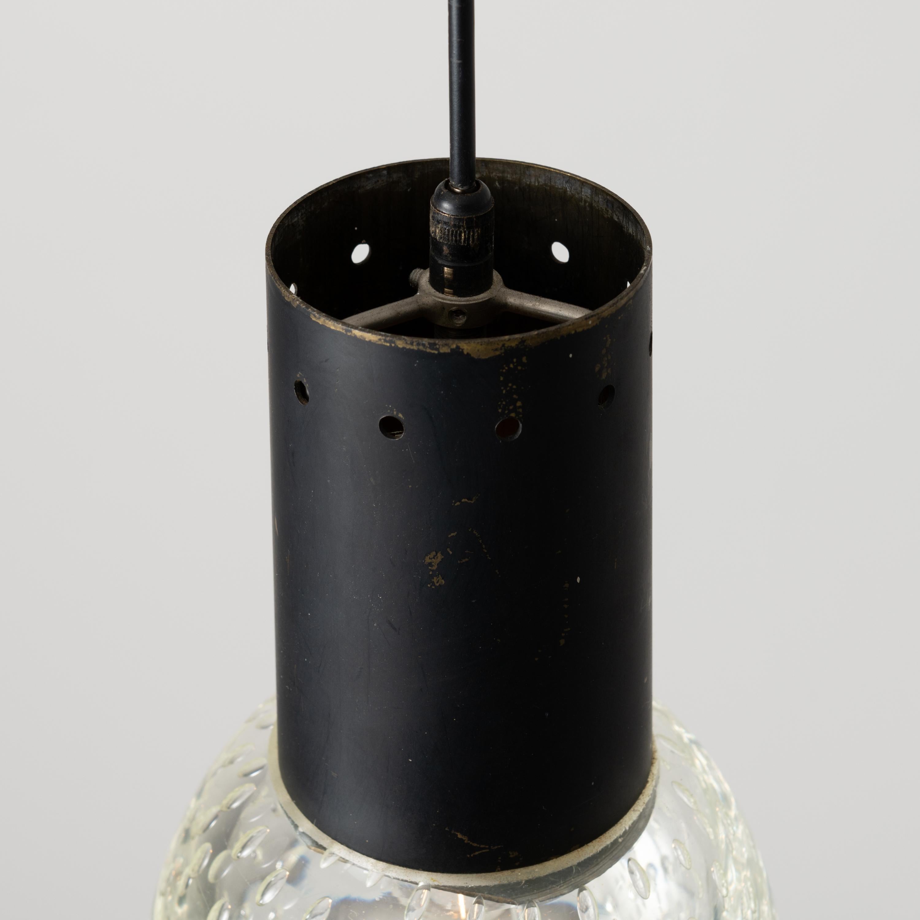 Seguso Glass Pendants by Gino Sarfatti for Arteluce  For Sale 3