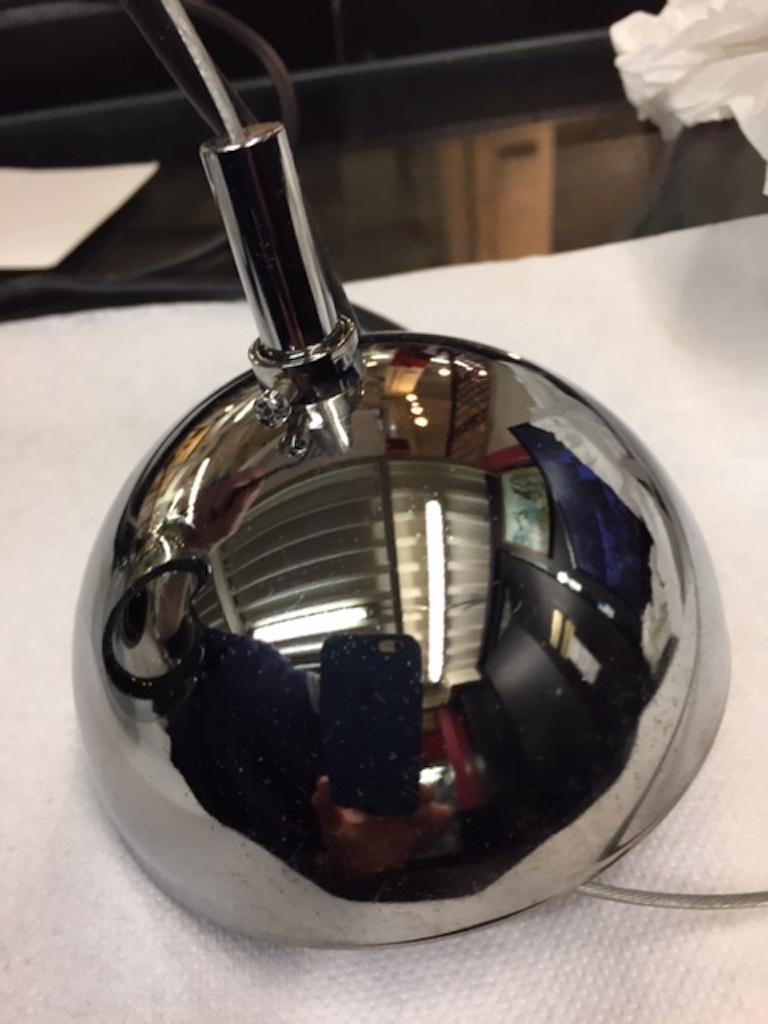 Milieu du XXe siècle Lampe à suspension globe en verre gris Seguso en vente