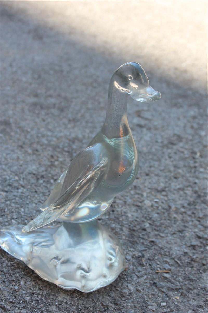 murano glass duck vintage