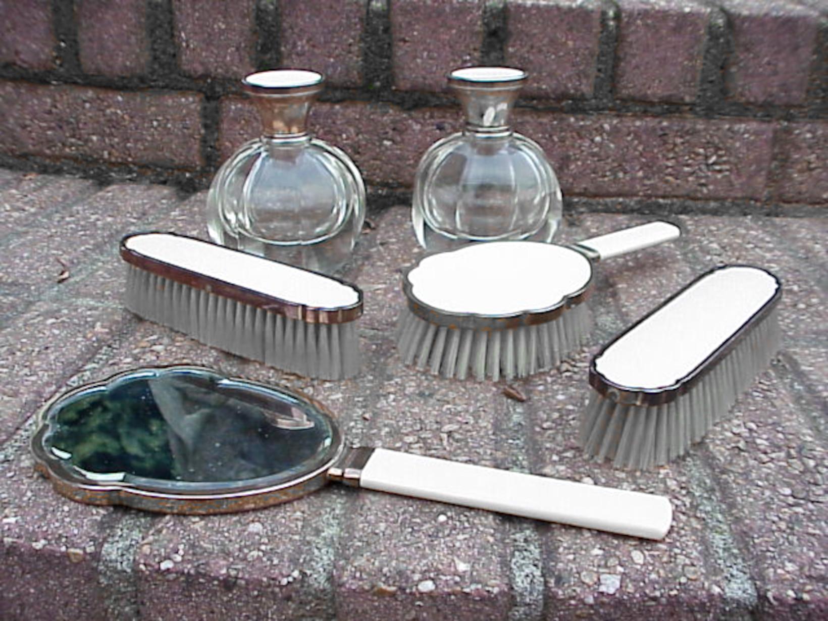 Seguso Italy design elegant vanity set decò years '30 in glass For Sale 6