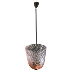 Seguso, Lampada a sospensione in vetro, anni '50