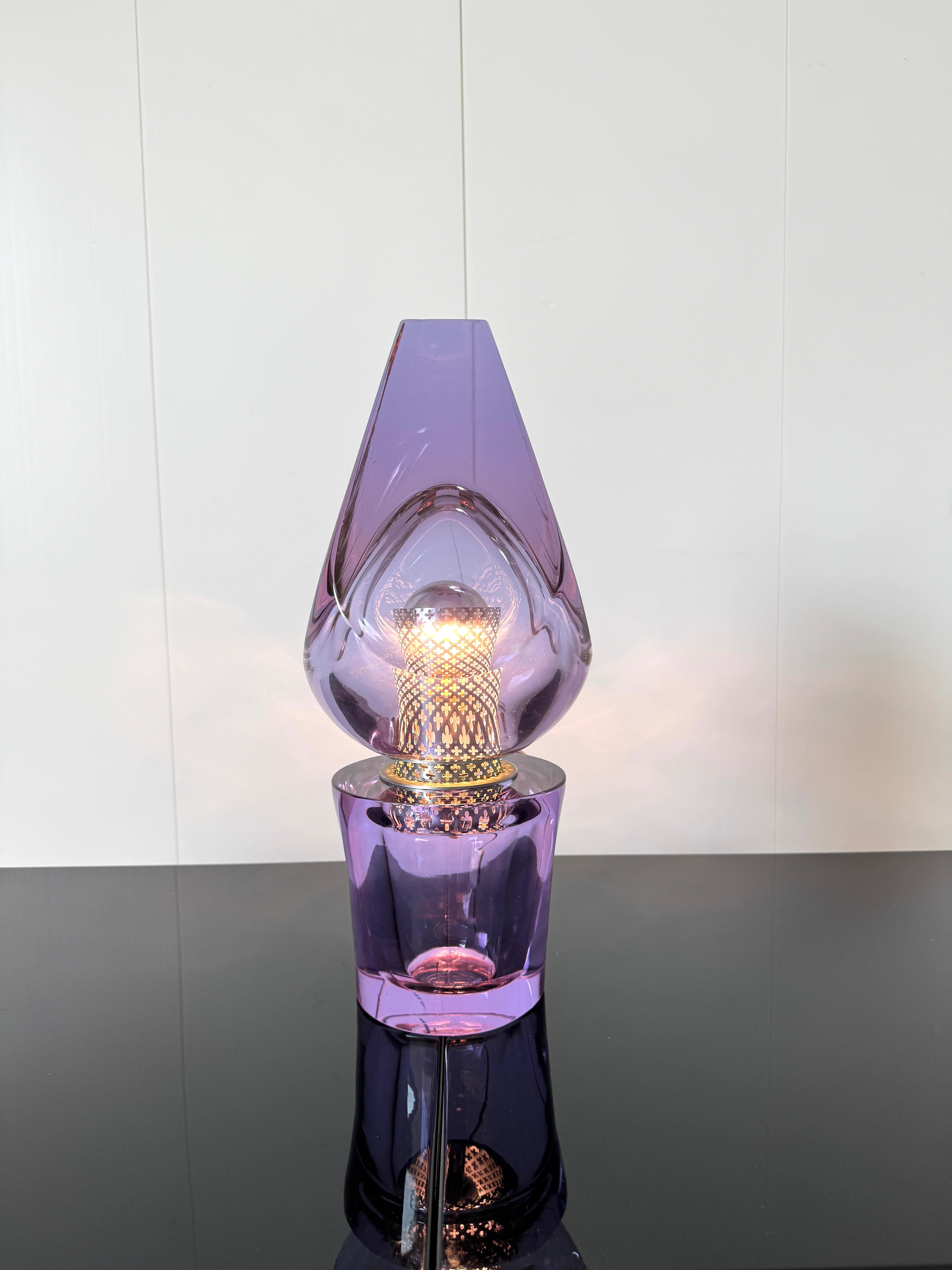 Seguso, Table lamp mod. 14092, 1960s For Sale 2