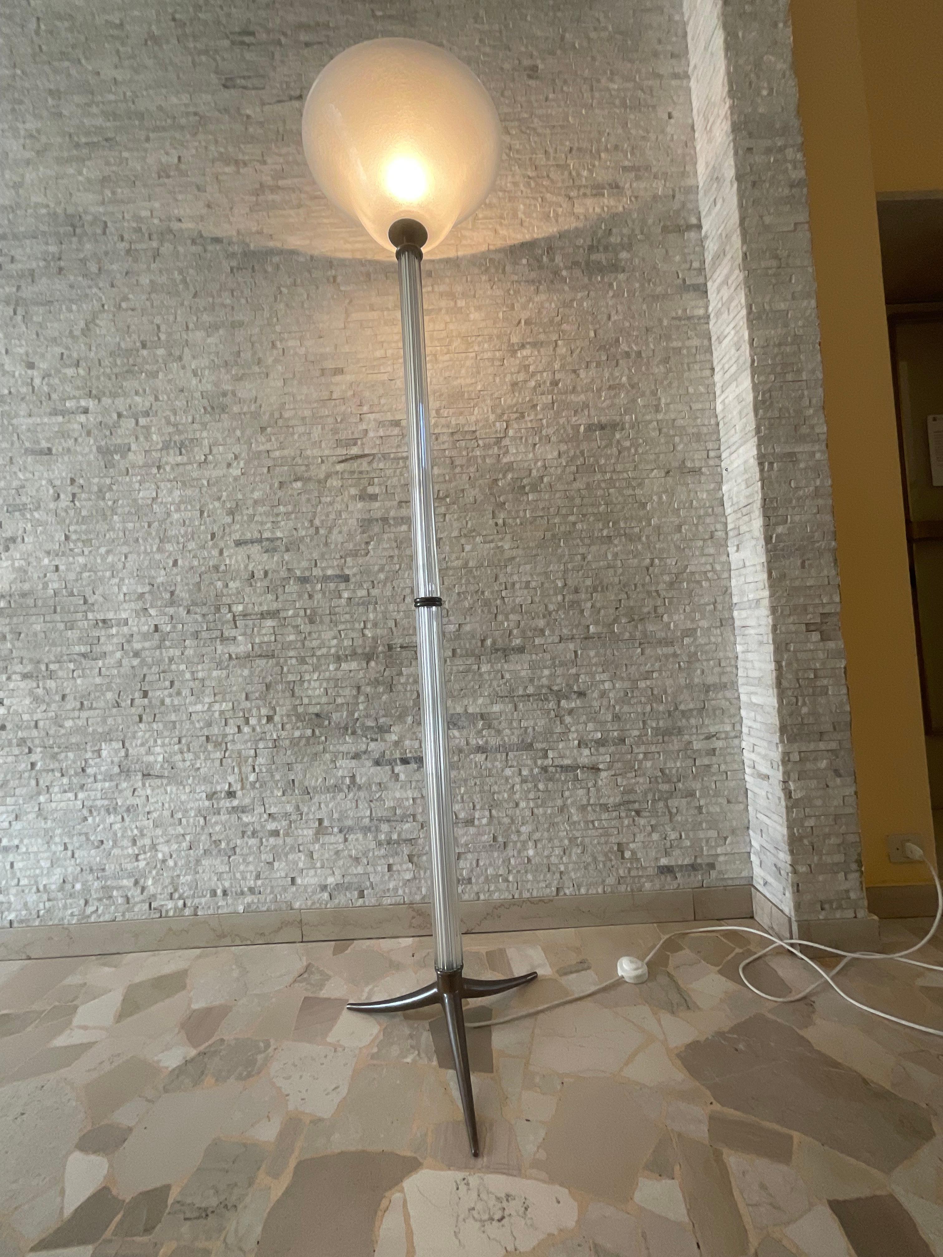 SEGUSO - Murano glass floor lamp - Italy 1950s For Sale 6