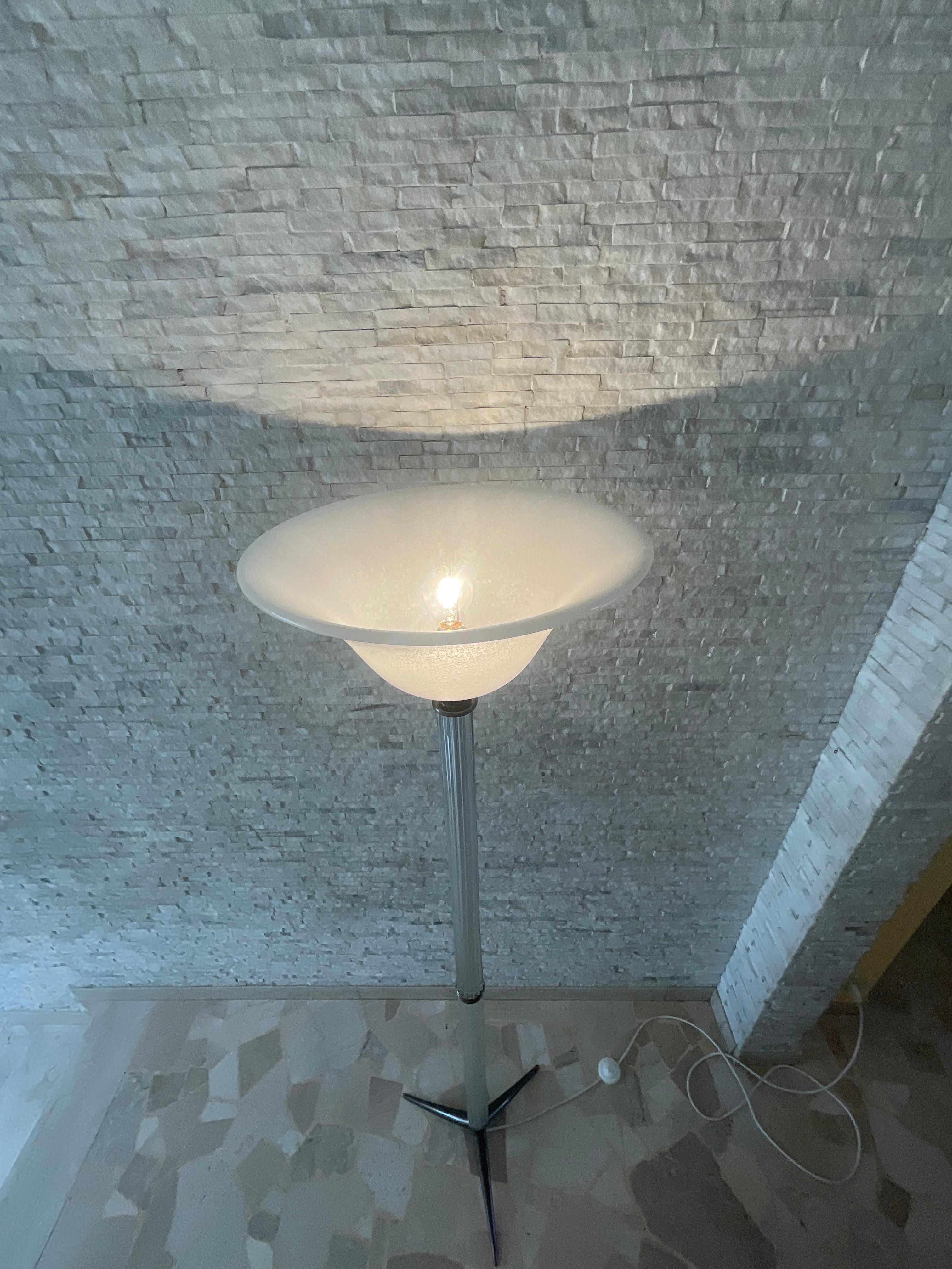 Mid-20th Century SEGUSO - Murano glass floor lamp - Italy 1950s For Sale