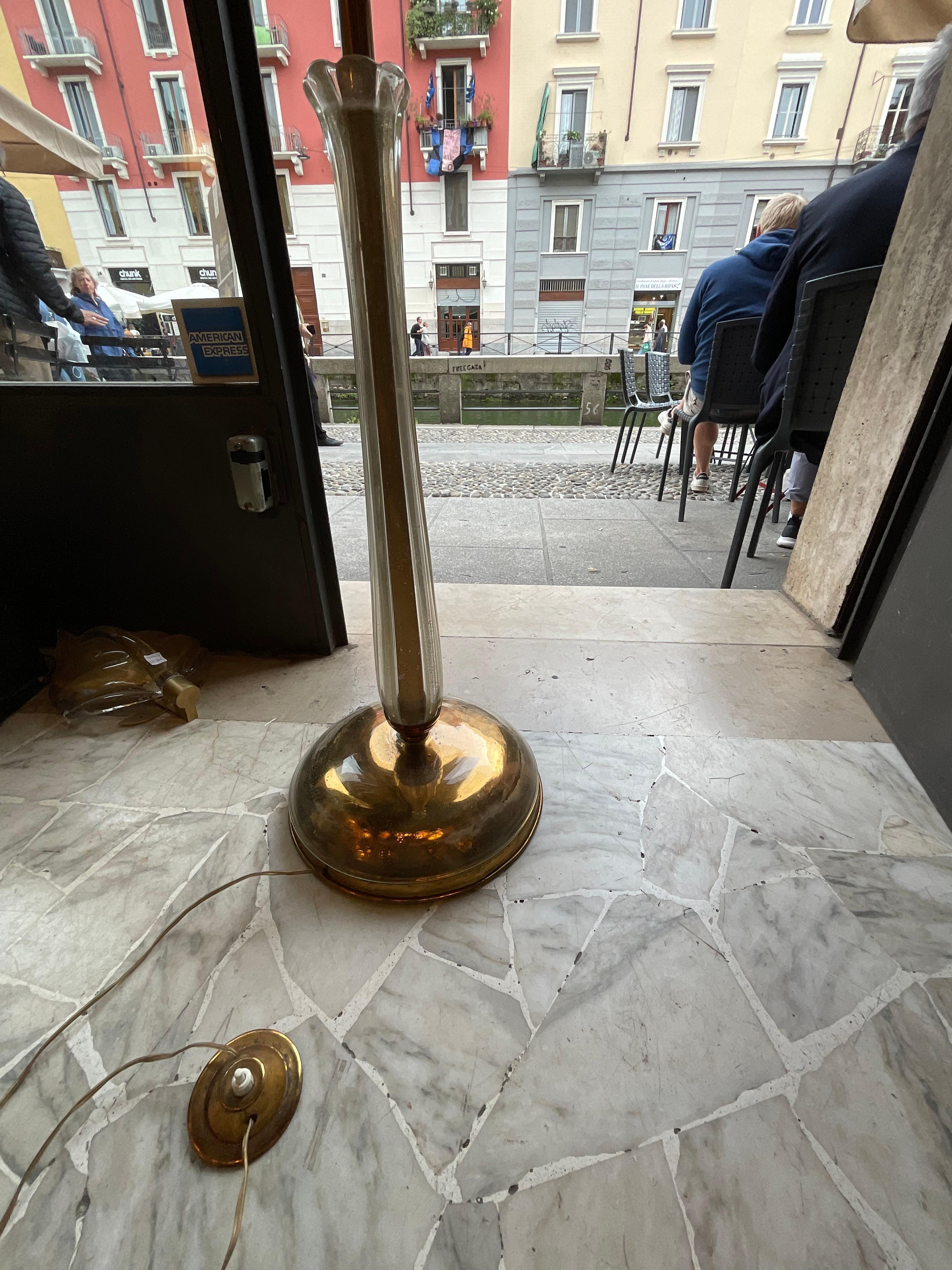 SEGUSO - Lampada da terra in vetro di MURANO - Made in ITALIA - 1960 en venta 6