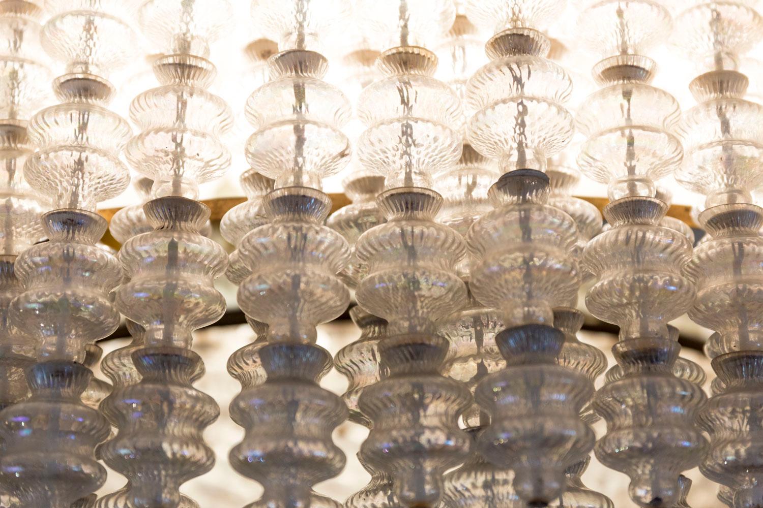 Other Seguso, Large Chandelier in Murano Glass, 1950s