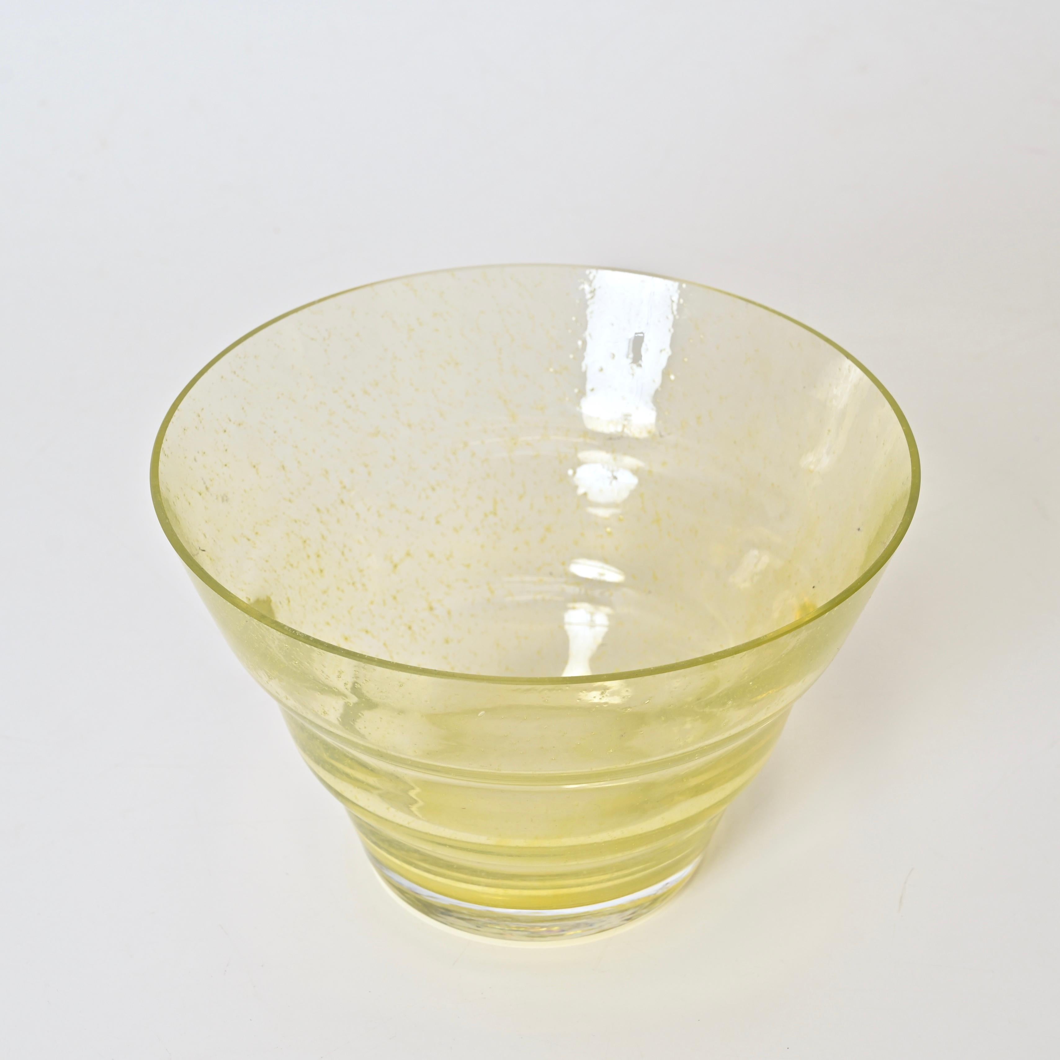Seguso Large Yellow Murano 