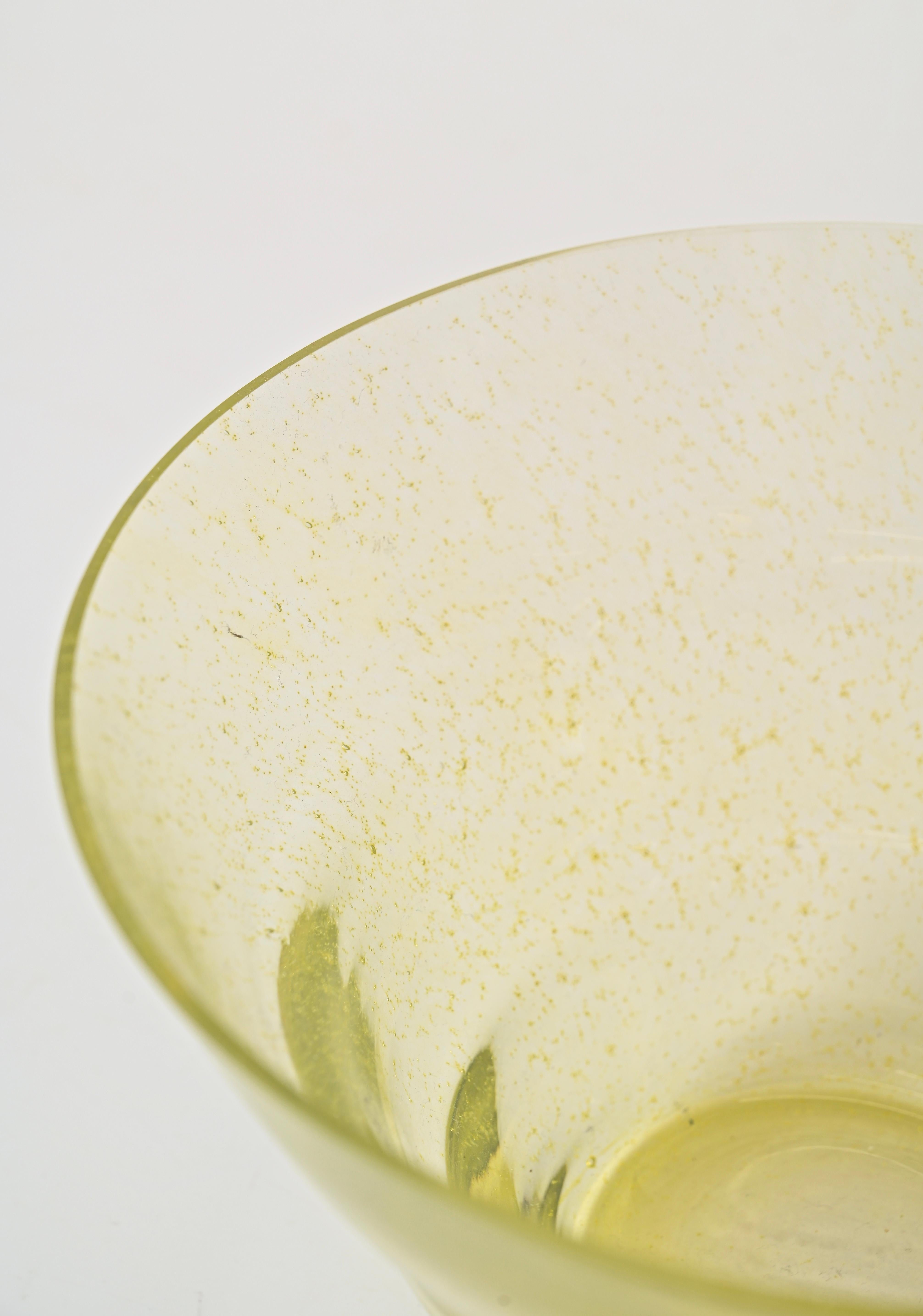 Seguso Large Yellow Murano 