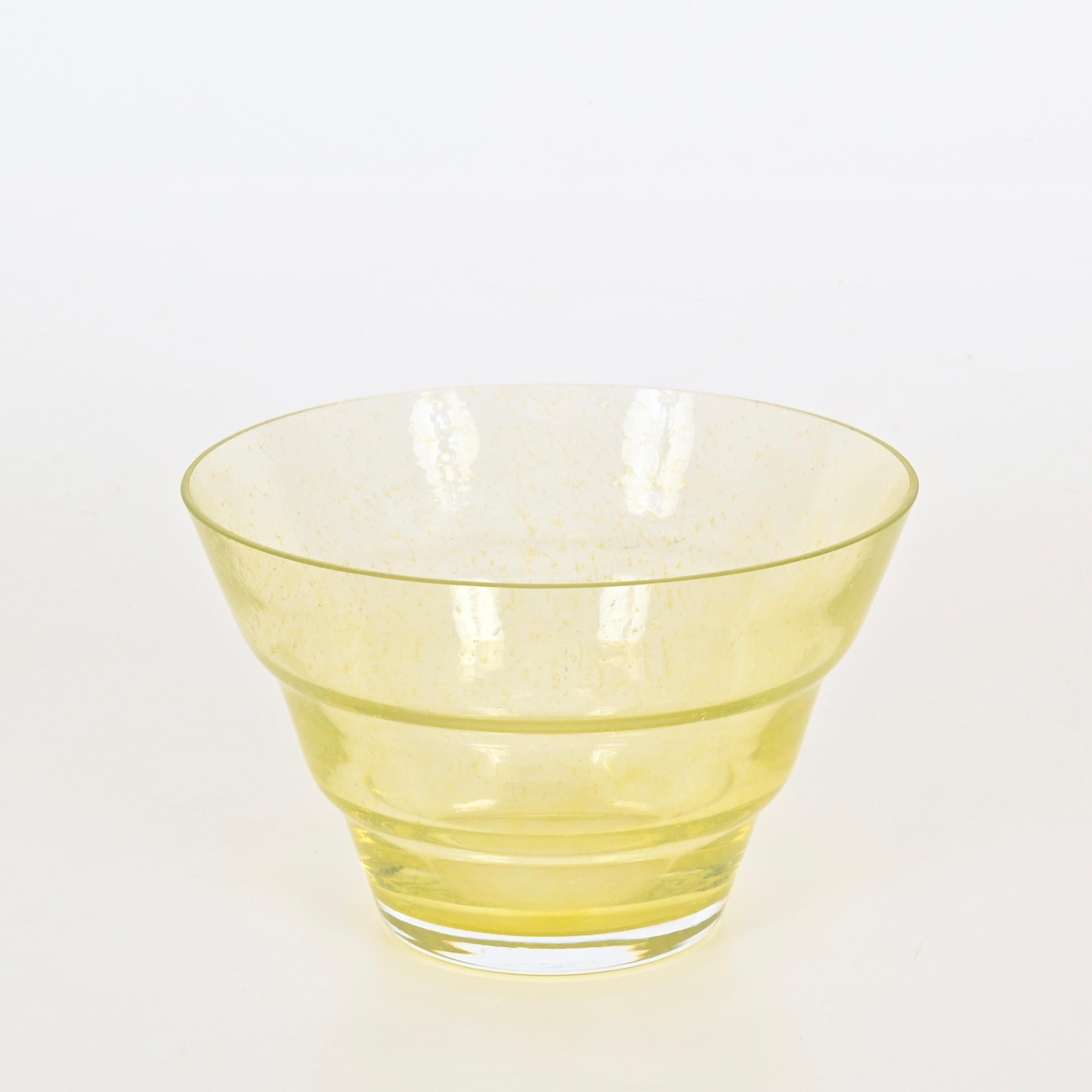 Seguso Large Yellow Murano 