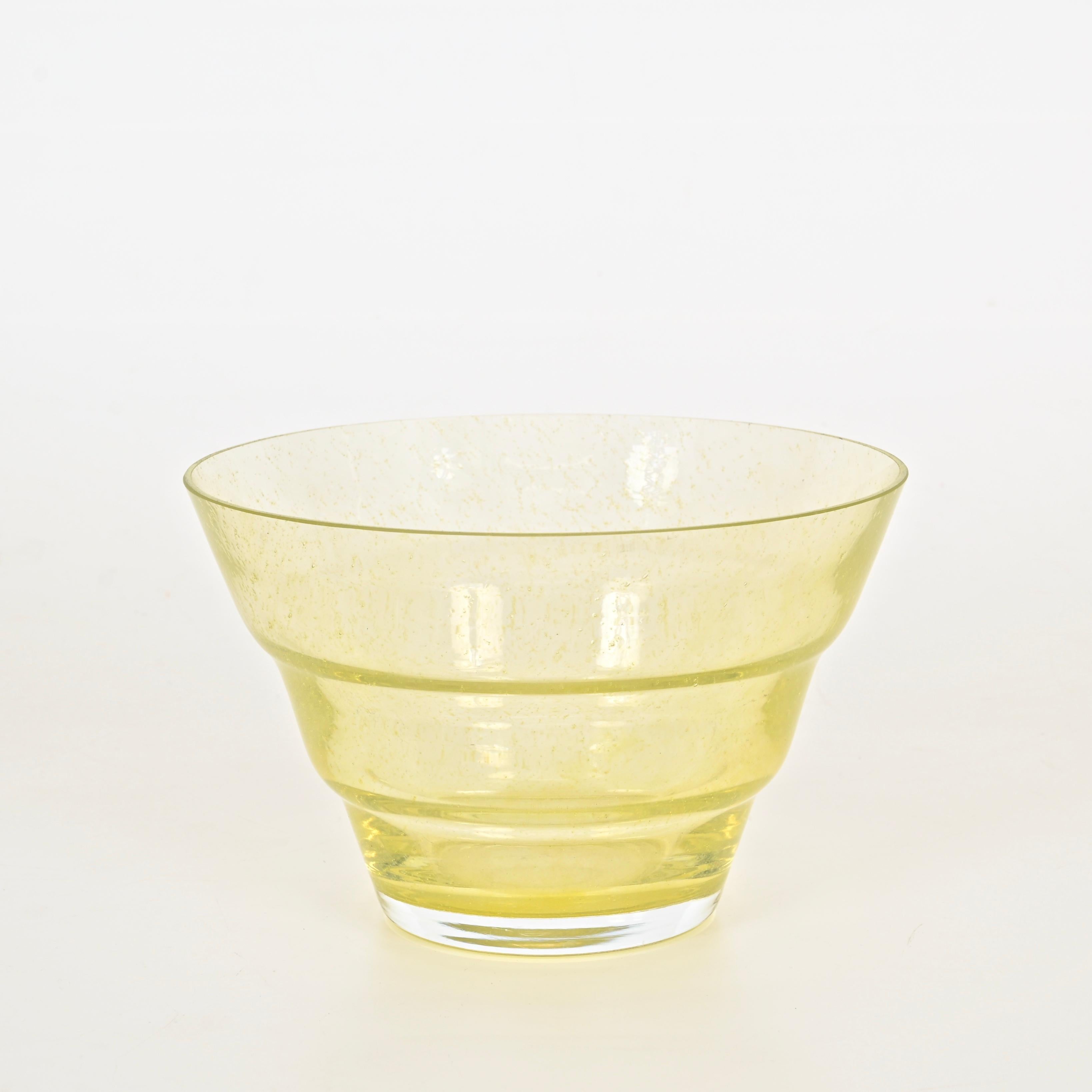 Seguso Large Yellow Murano 