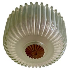Seguso Murano Flush Mount Ceiling Light, Italie circa 1950's