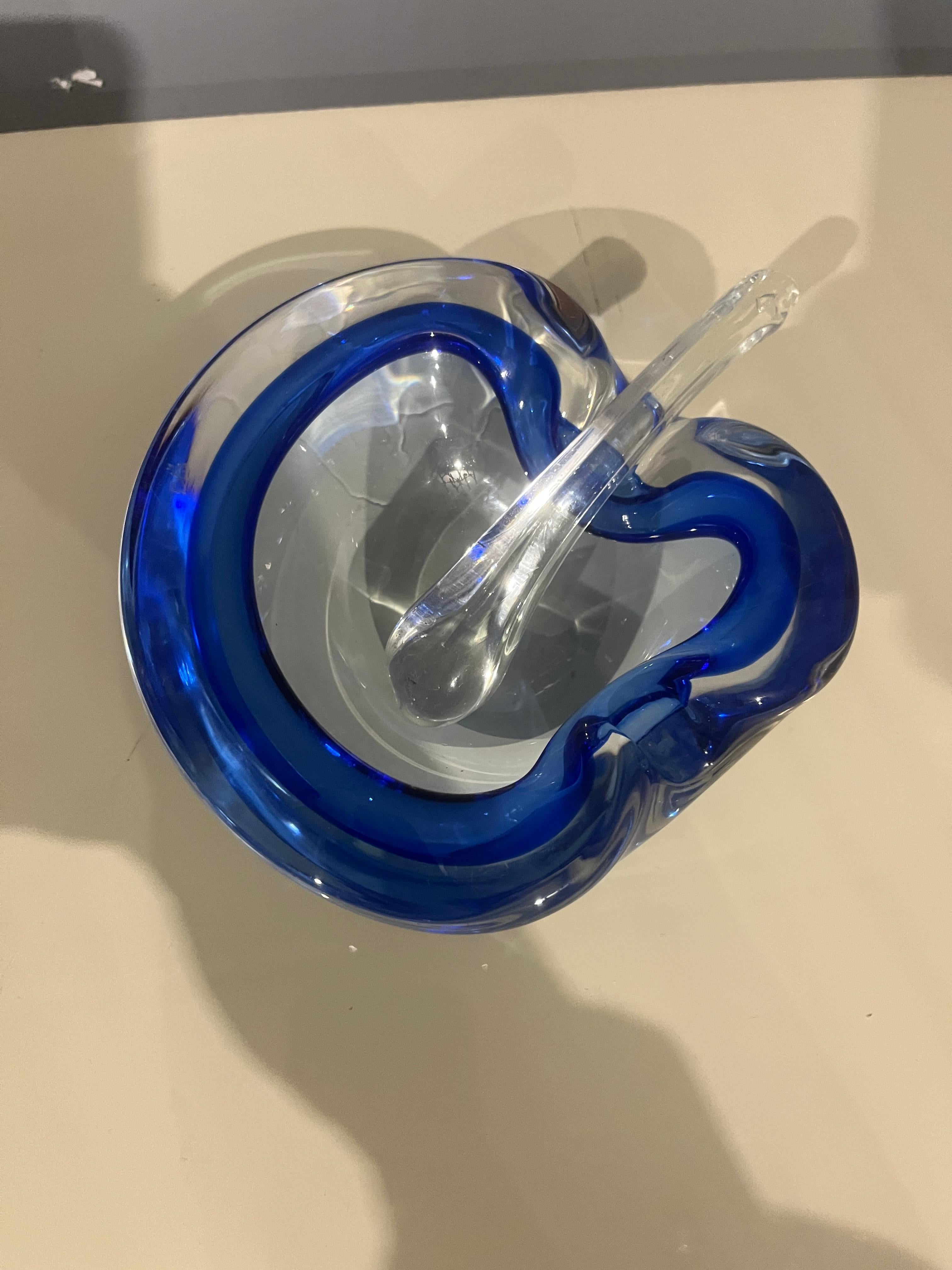 Cendrier Seguso en verre de Murano des années 50 en vente 4