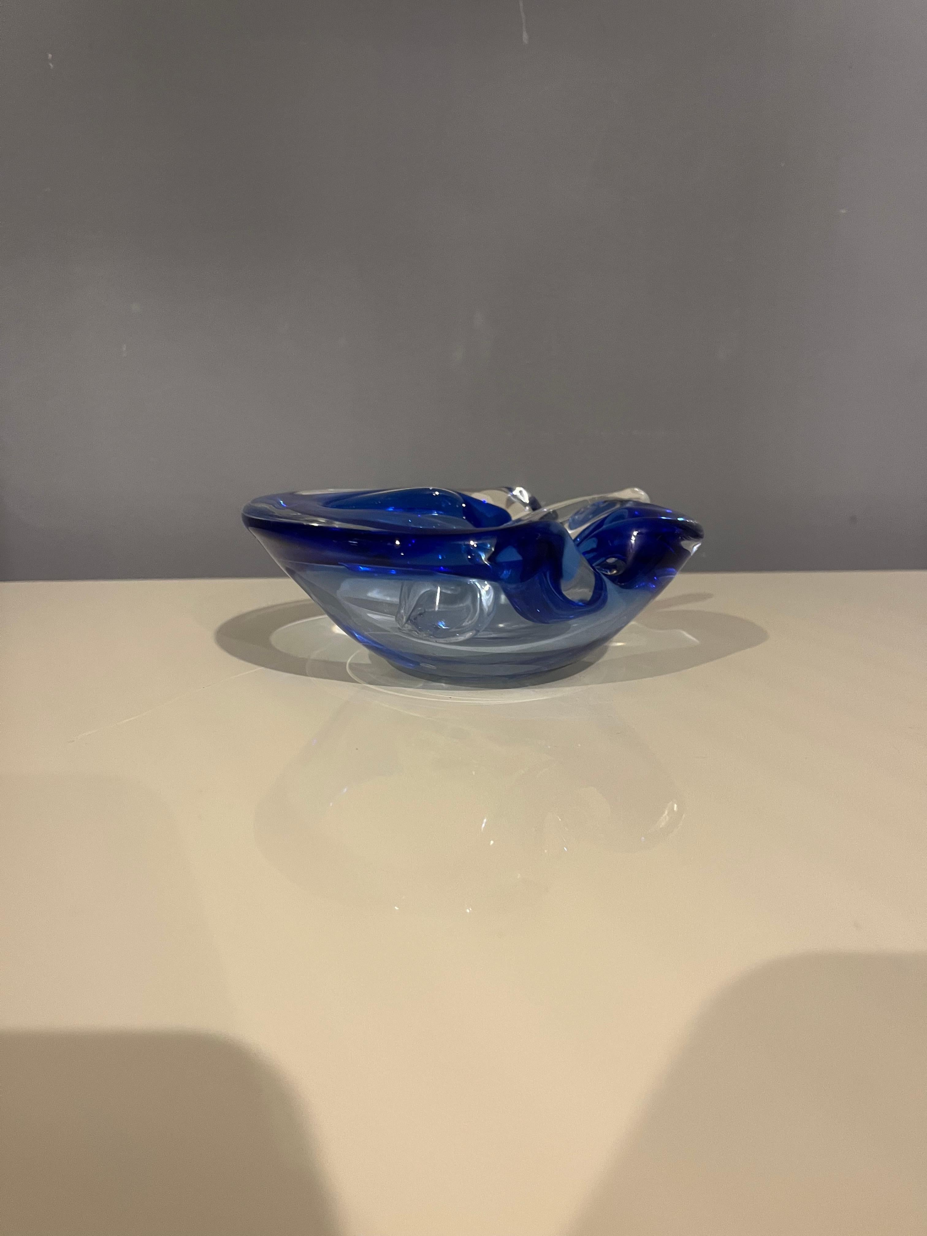 Verre de Murano Cendrier Seguso en verre de Murano des années 50 en vente