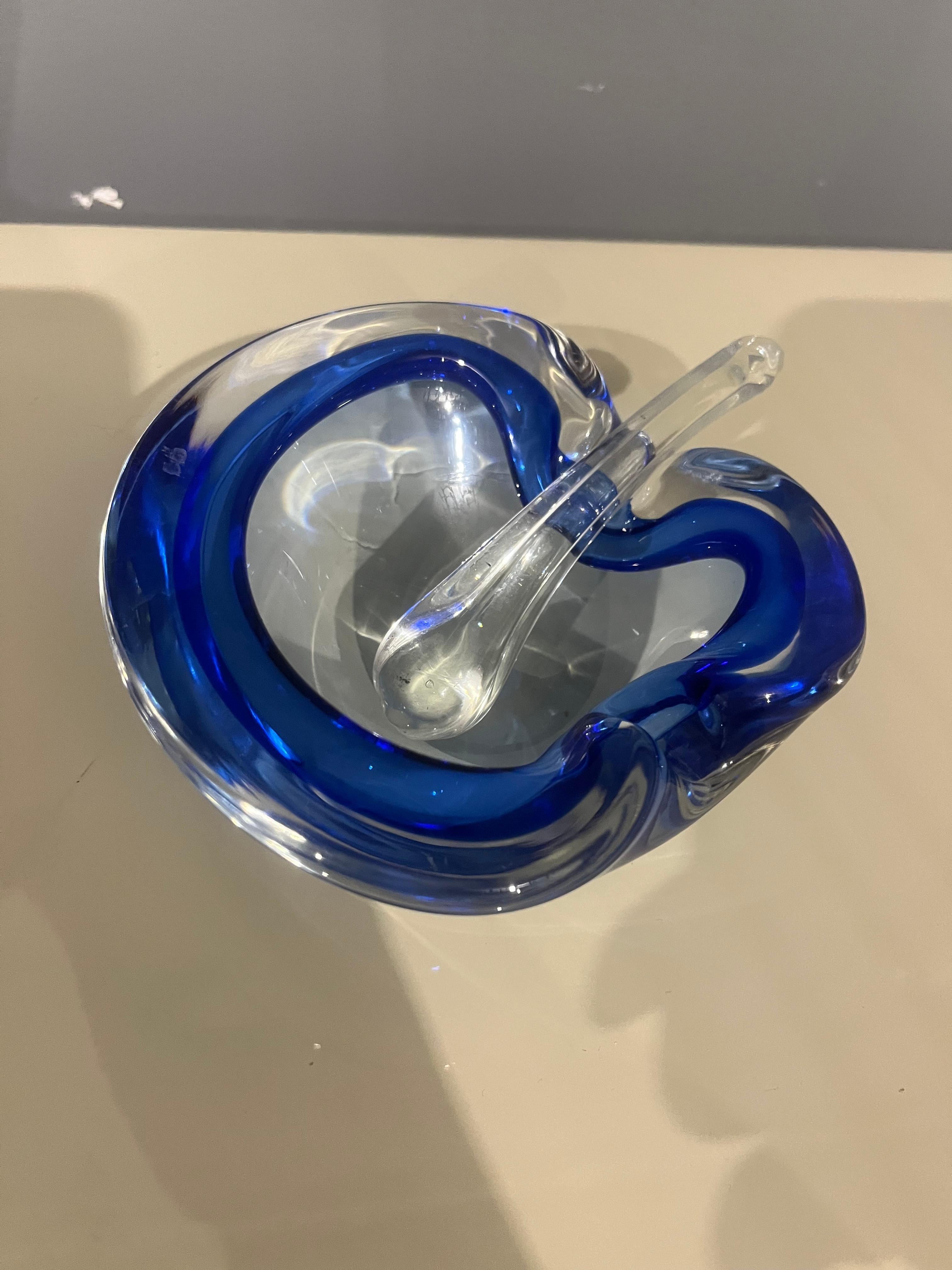 Cendrier Seguso en verre de Murano des années 50 en vente 3