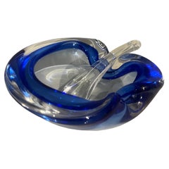 Cenicero Seguso de cristal de Murano de los años 50