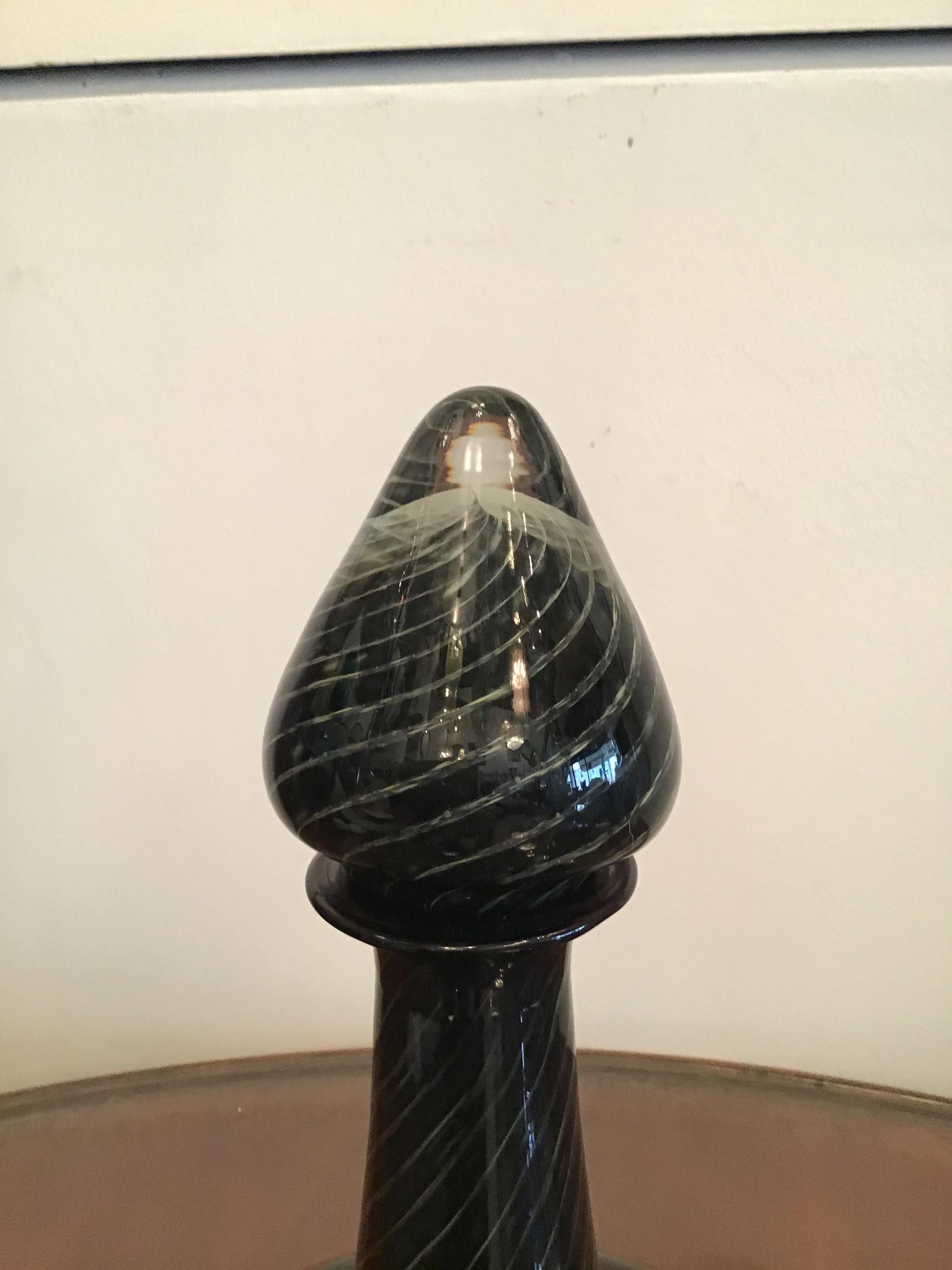 Seguso Murano Glass Bottle 1960 Italy  For Sale 5