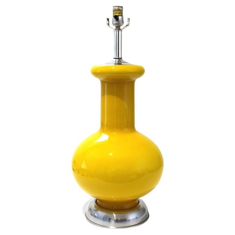 Seguso Murano Glass Lamp for Marbro 