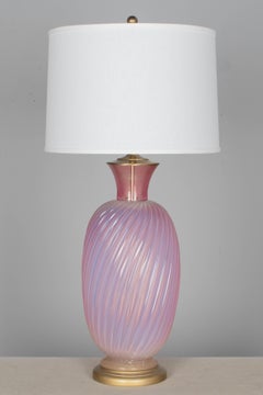 Murano-Glaslampe aus der Mitte des Jahrhunderts von Archimede Seguso, Italien, 1950er Jahre