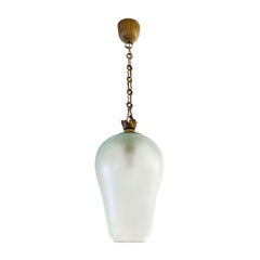 Seguso Murano Glass Pendant, Italy, 1940s