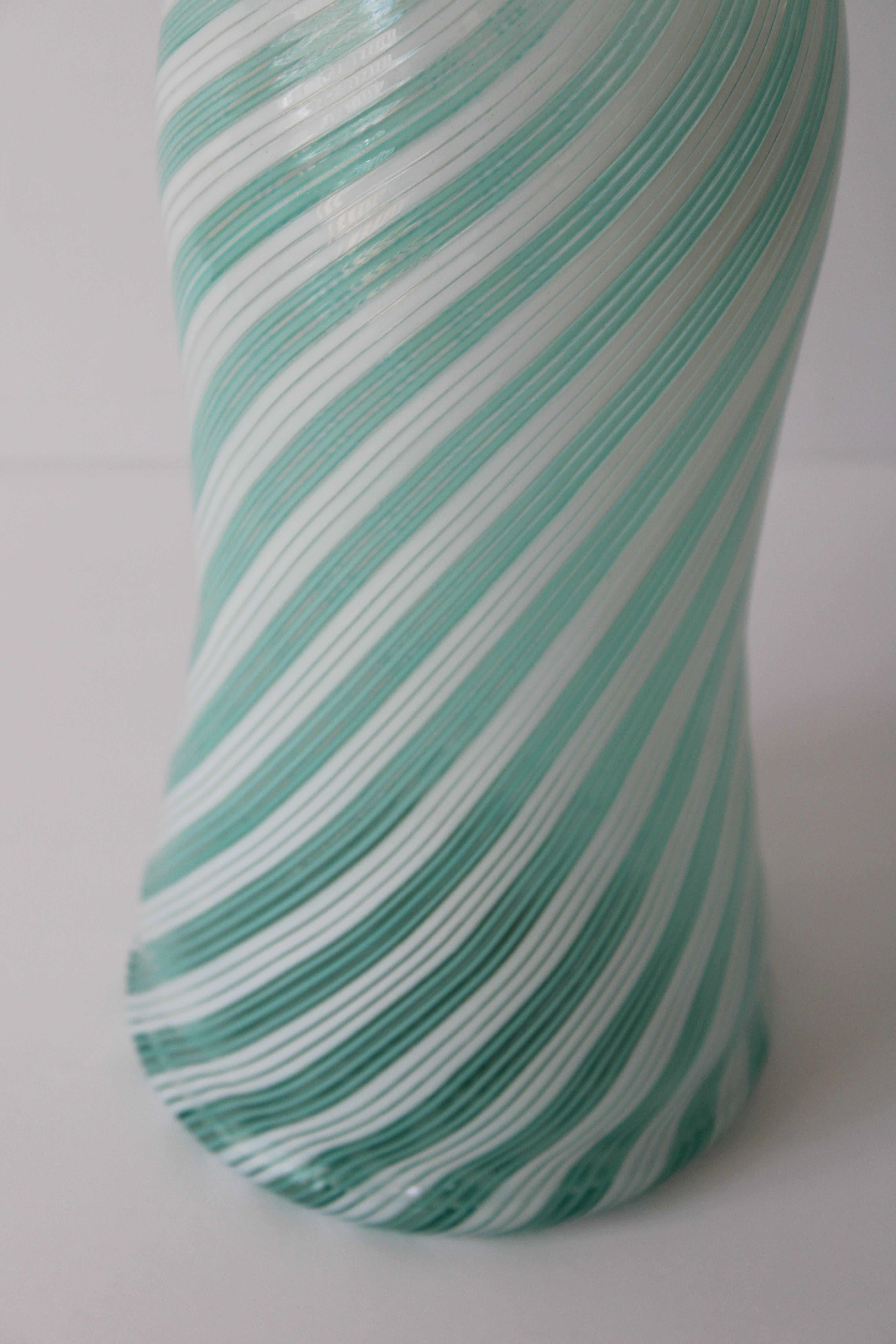 Seguso Murano Glass Vase For Sale 5