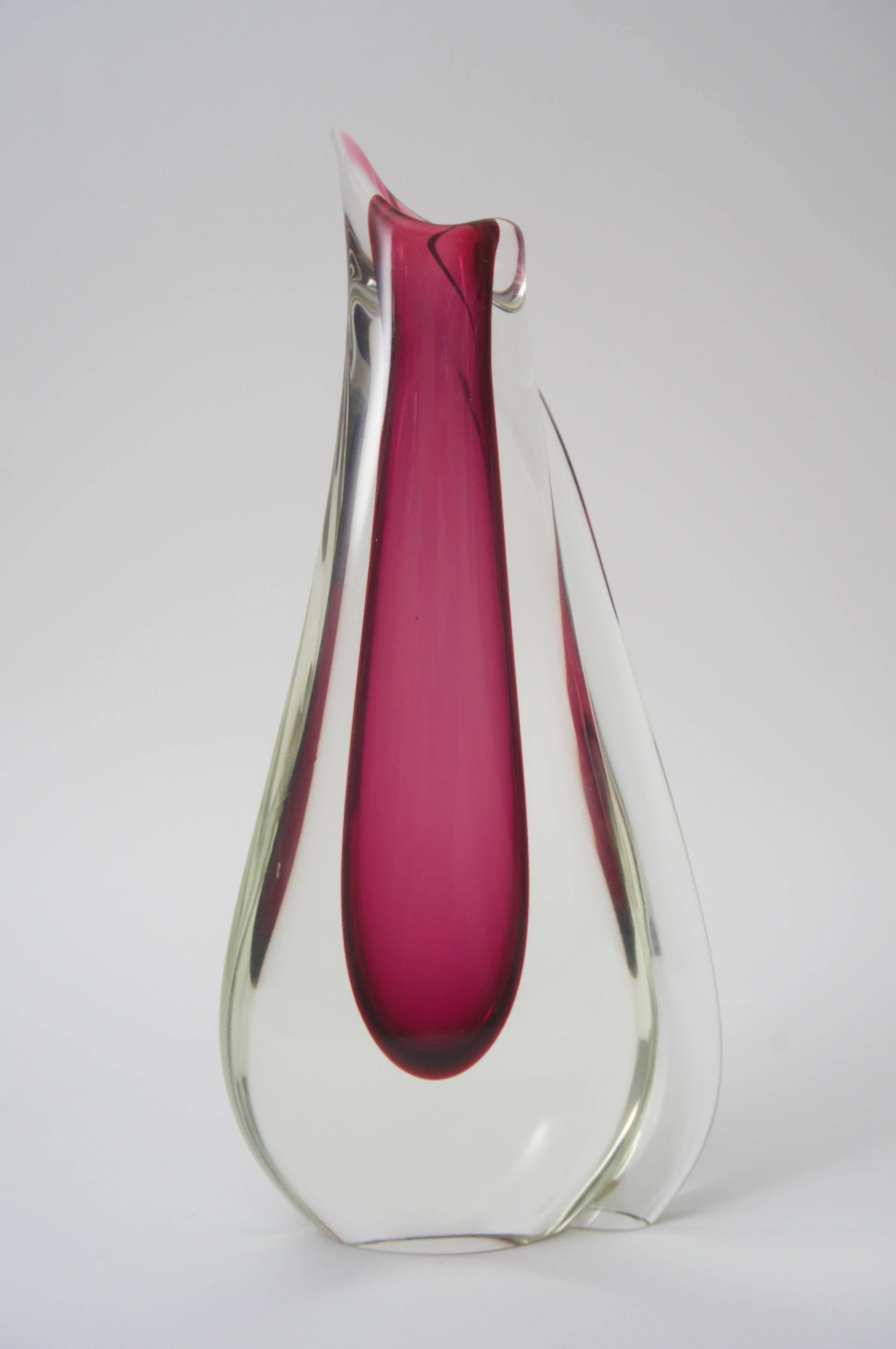 seguso murano vase