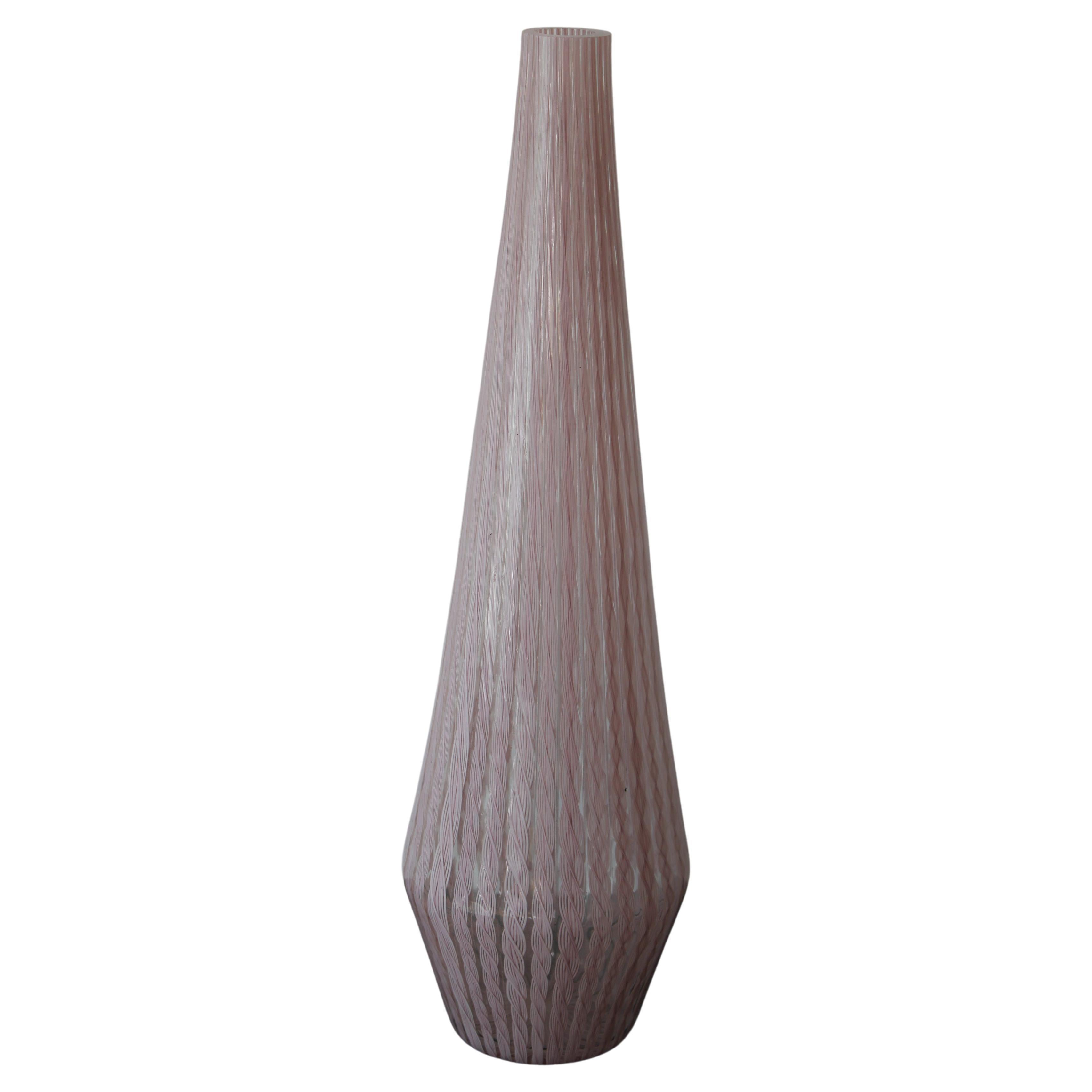 Seguso Murano Glass Vase 