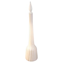 Bottiglia/decanter di Murano con tappo di Seguso