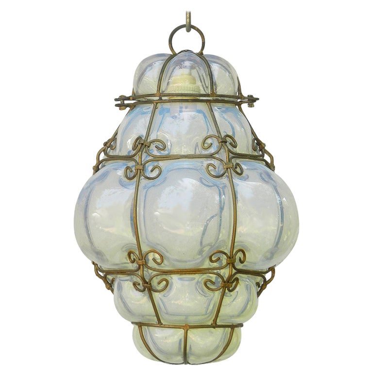Seguso Murano Pendant Light Italian Vintage Handblown ...