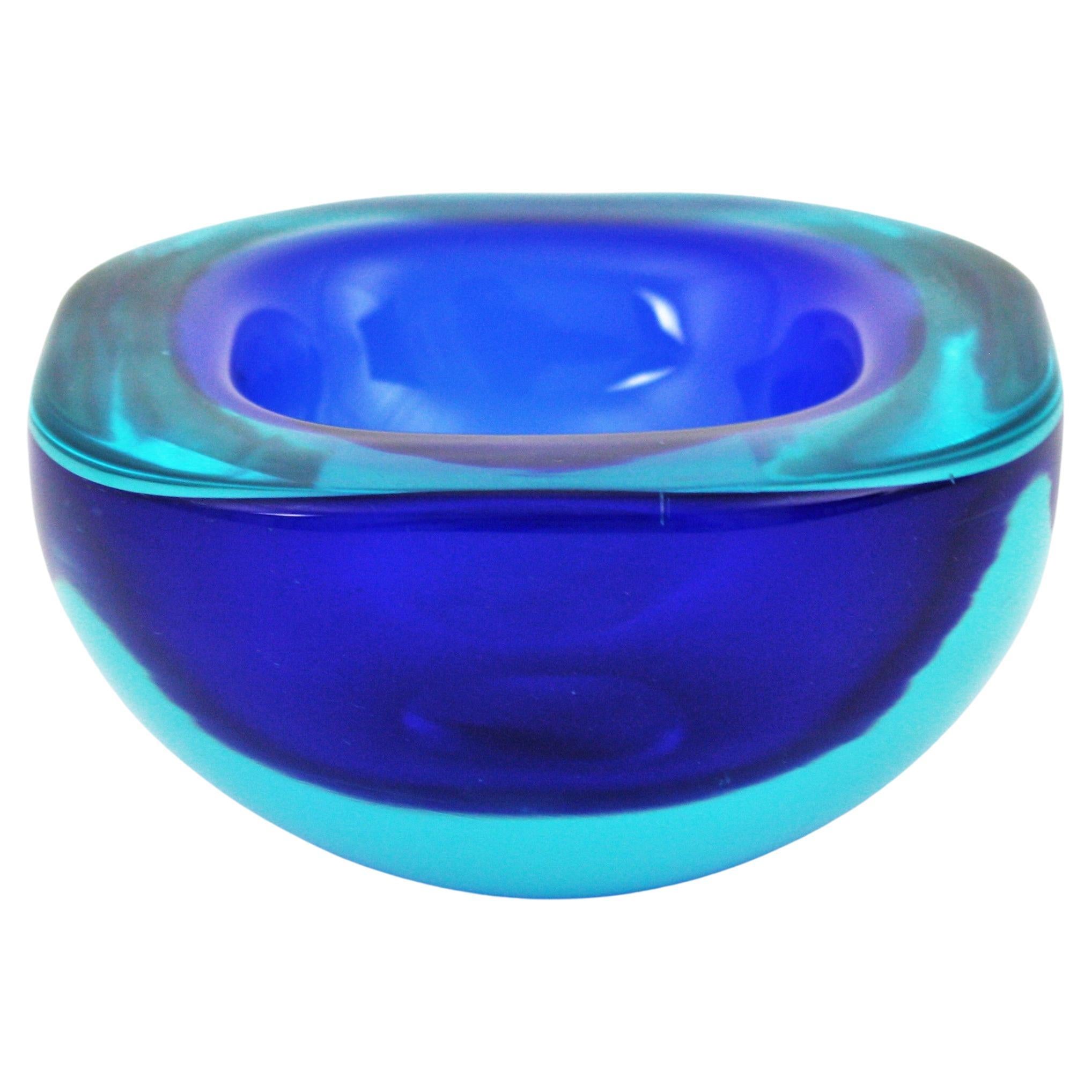 murano sommerso glass bowl
