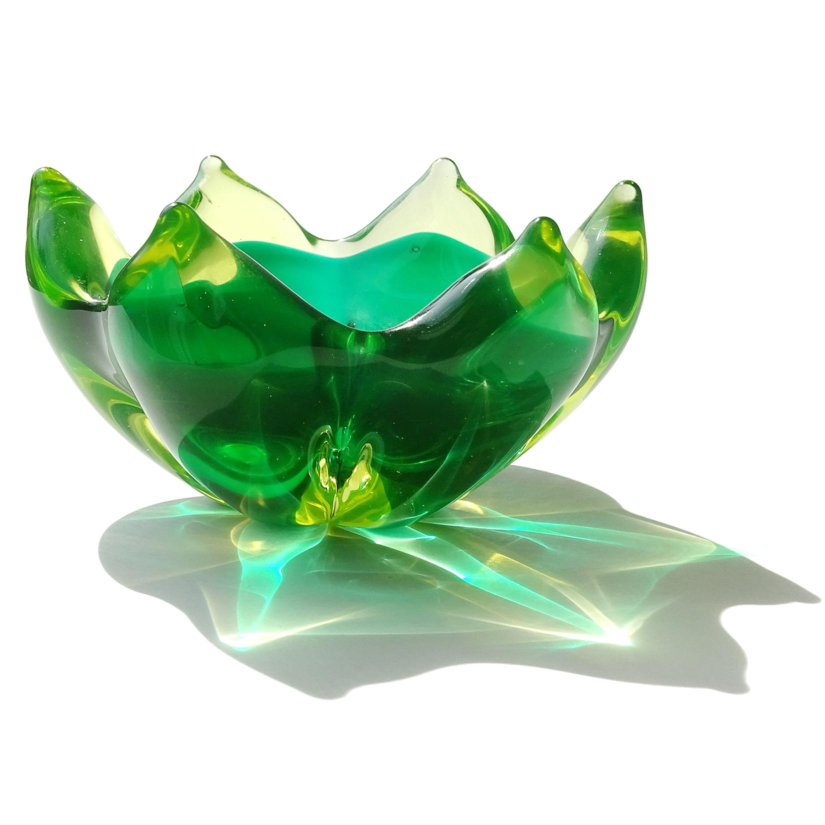 green glowing glass